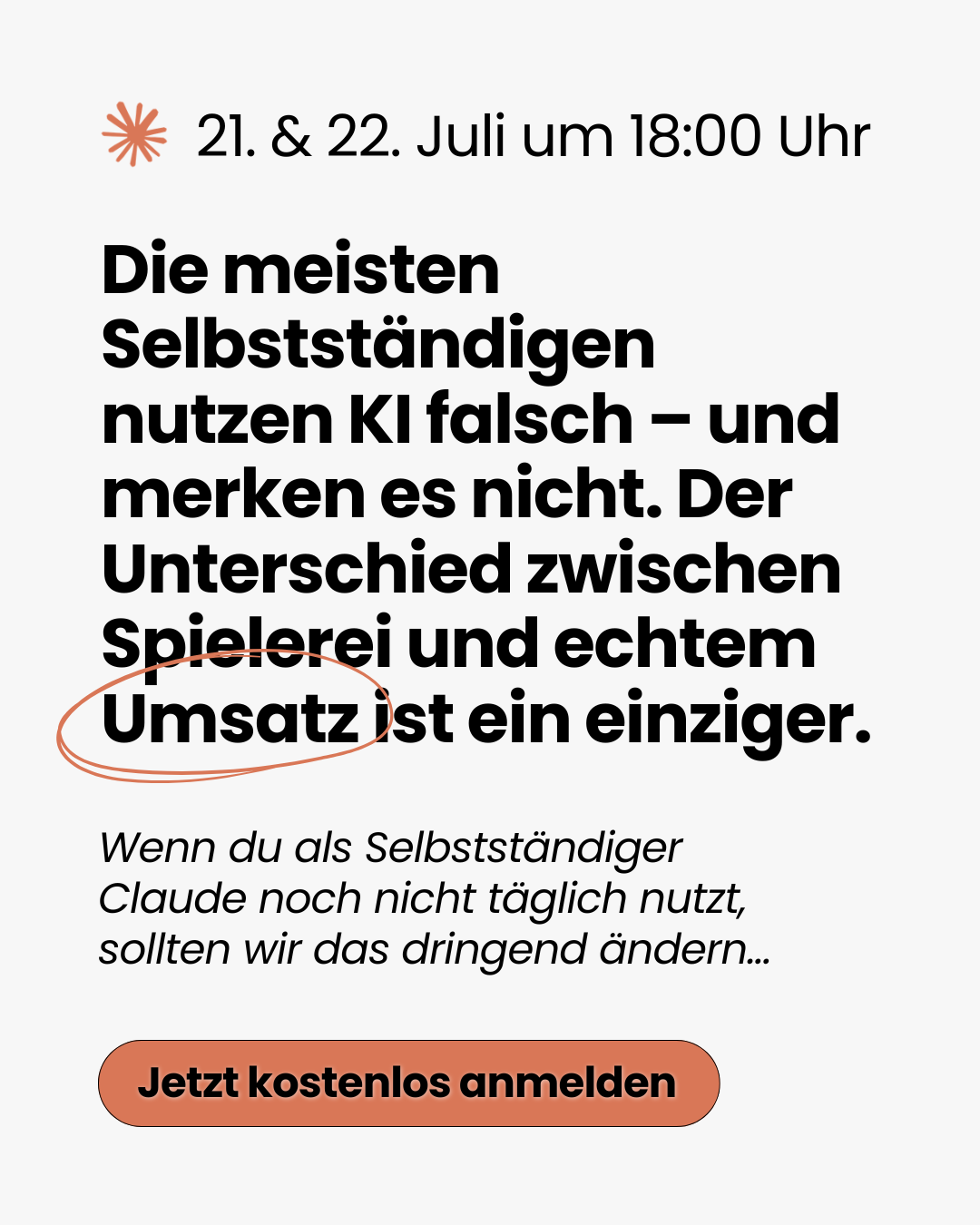 Maximilian Saal Facebook ad