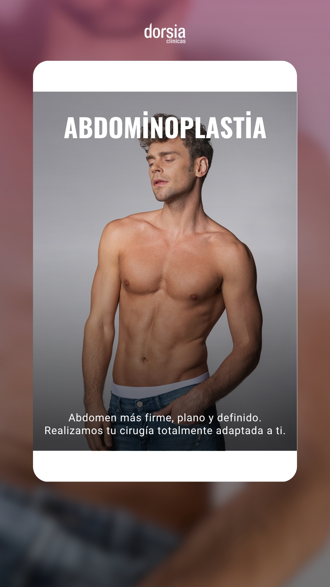 Clínicas Dorsia Facebook ad: Reafirma y mejora el aspecto de tu abdomen