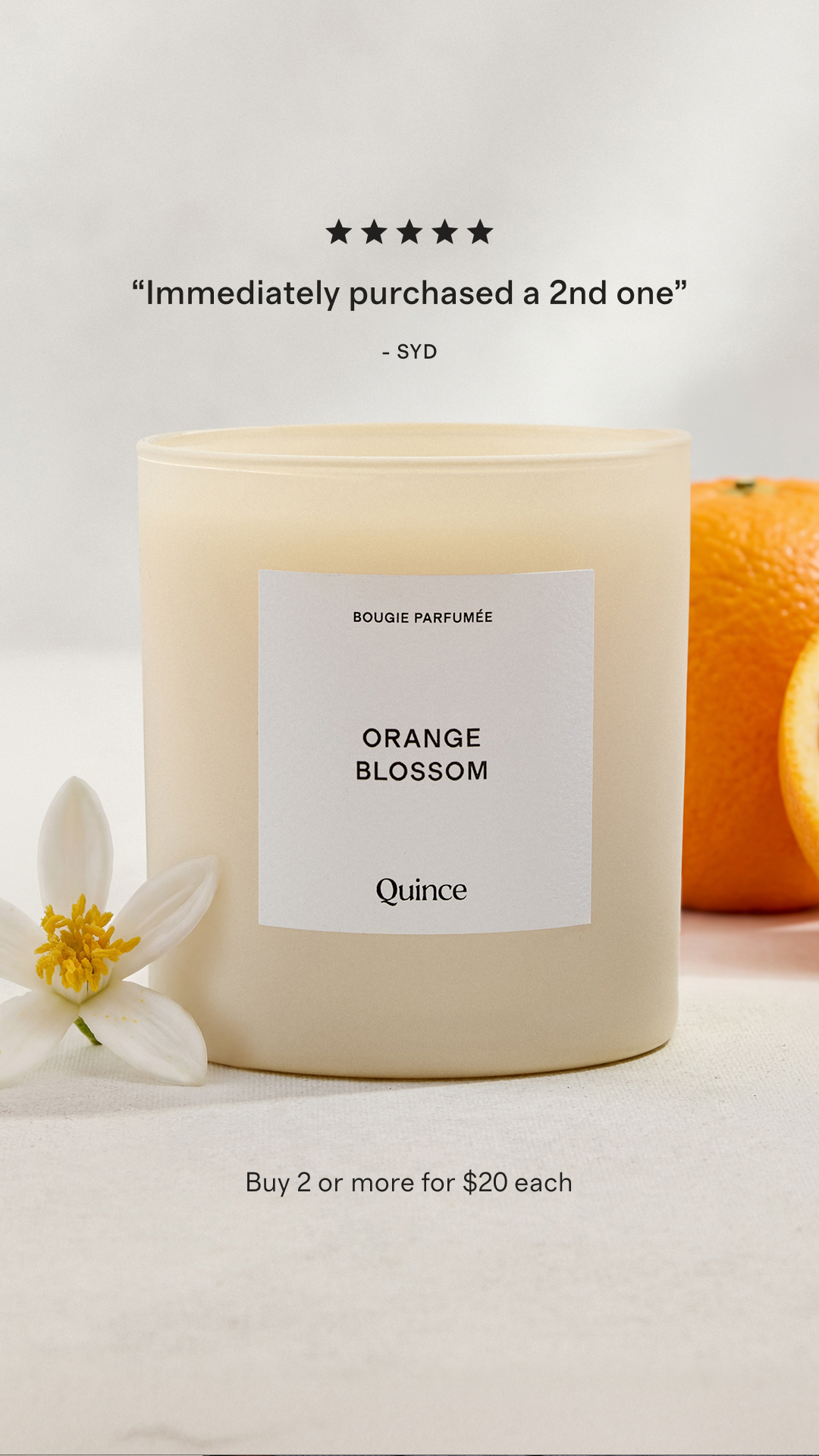 Quince Facebook ad