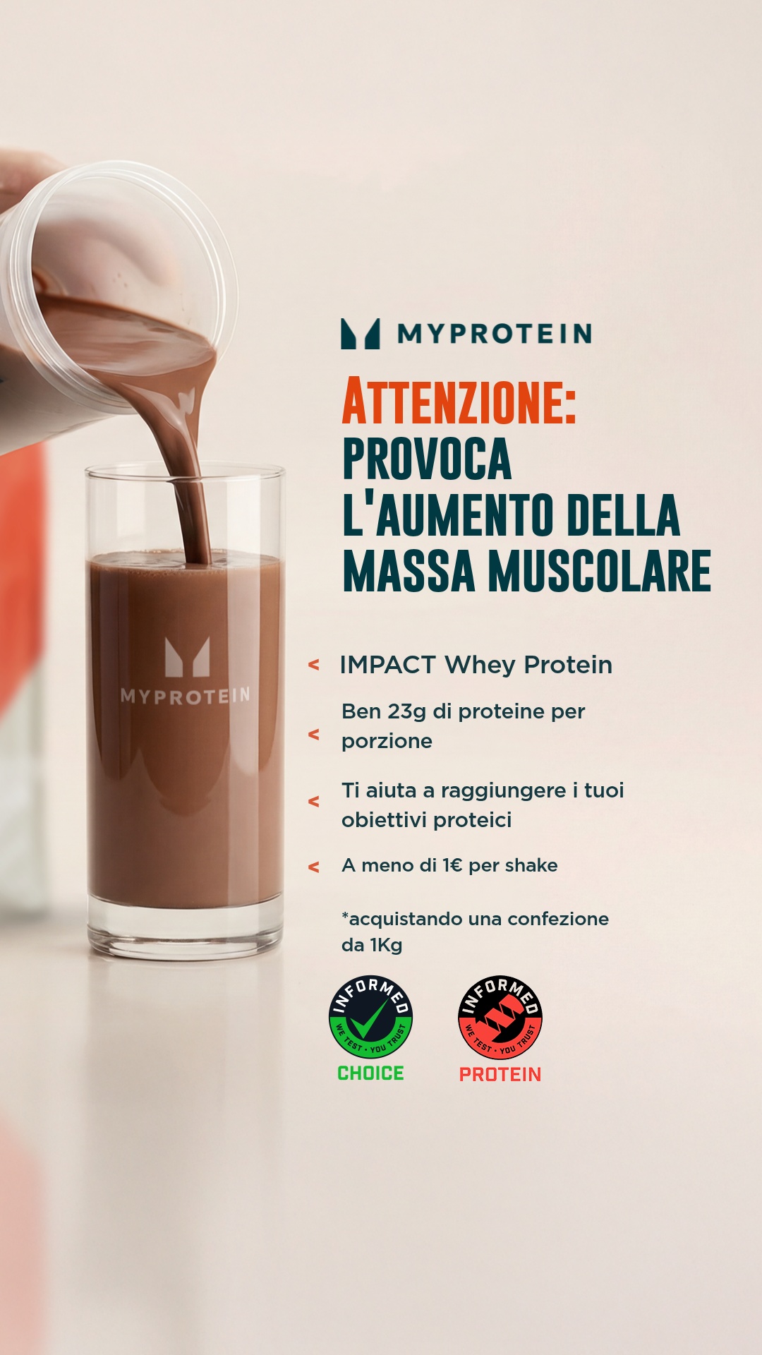 Myprotein Facebook ad