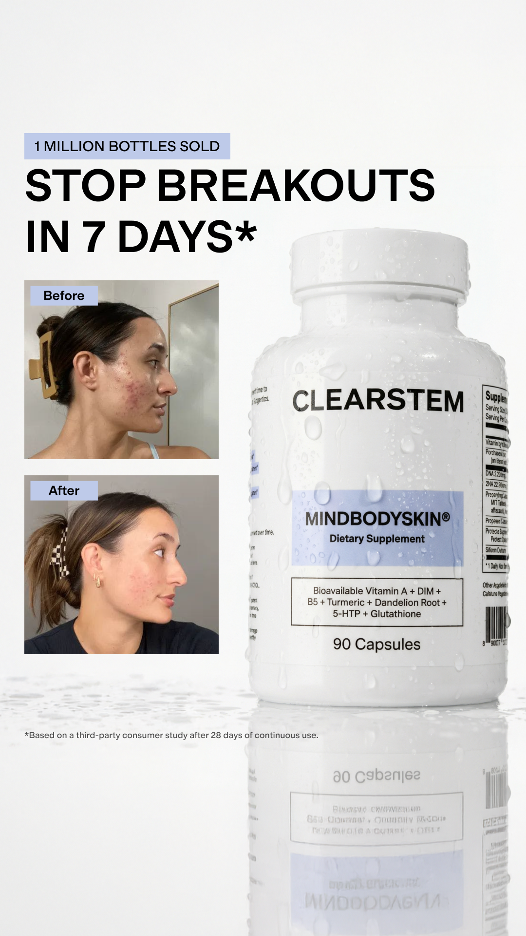 CLEARSTEM Skincare Facebook ad