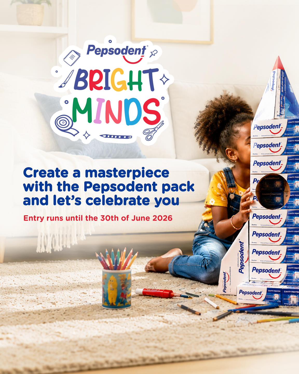 Pepsodent Facebook ad: Calling all Pepsodent Bright Minds!