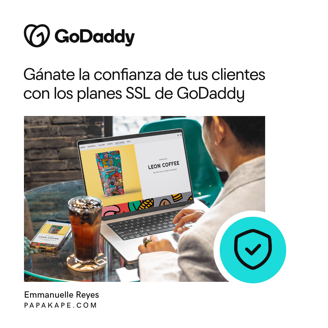 GoDaddy España Facebook ad from Jun 12, 2026