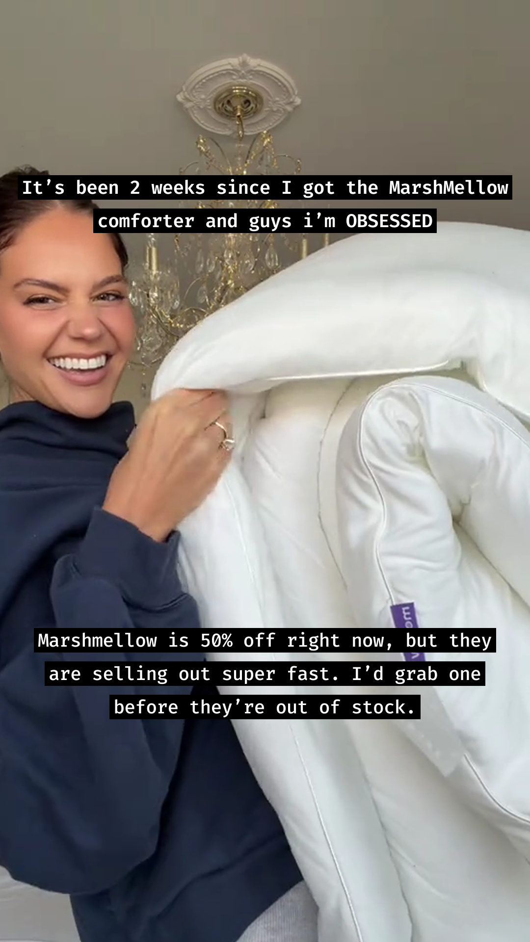 Mellow Bedding Collection Facebook ad from Feb 17, 2026