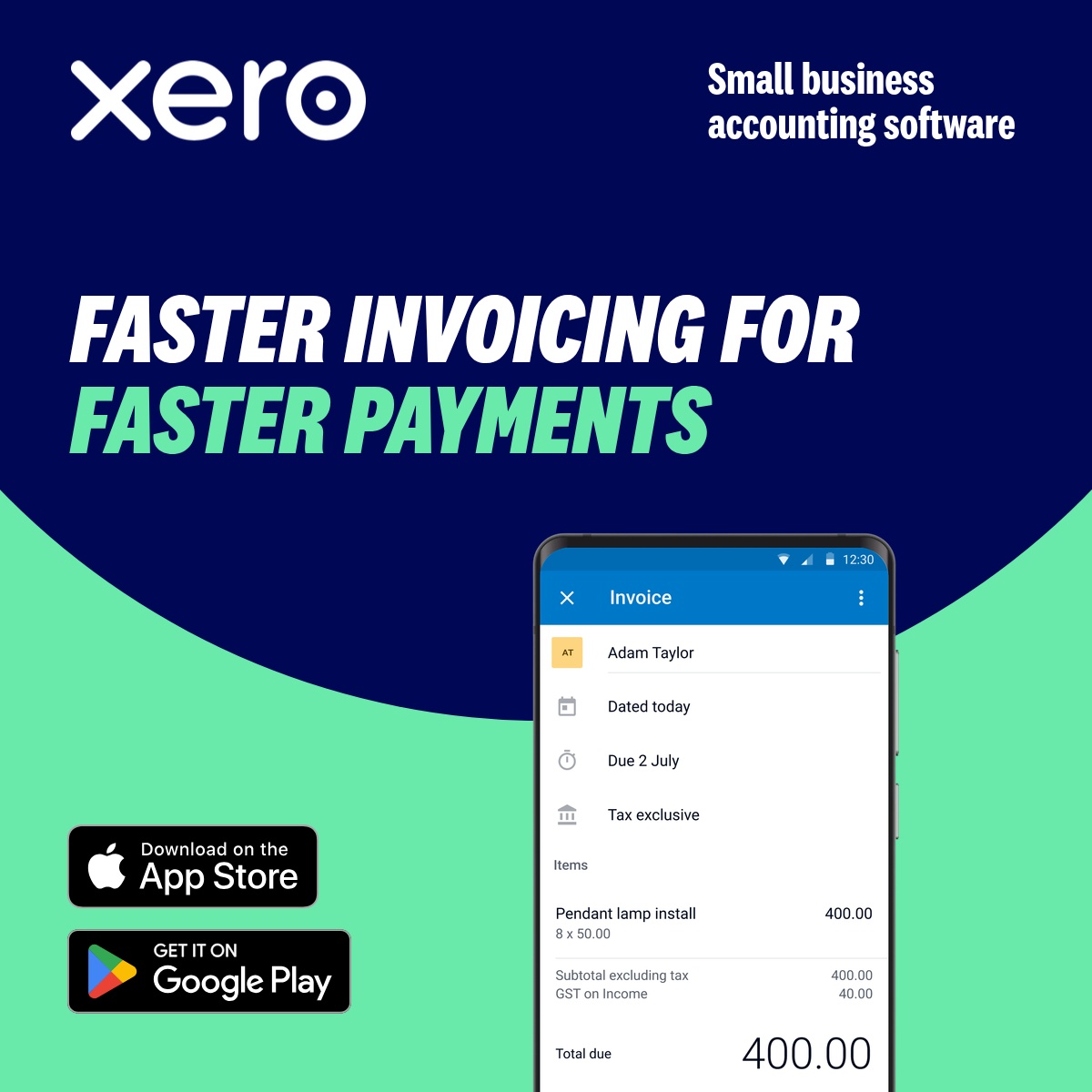 Xero Facebook ad
