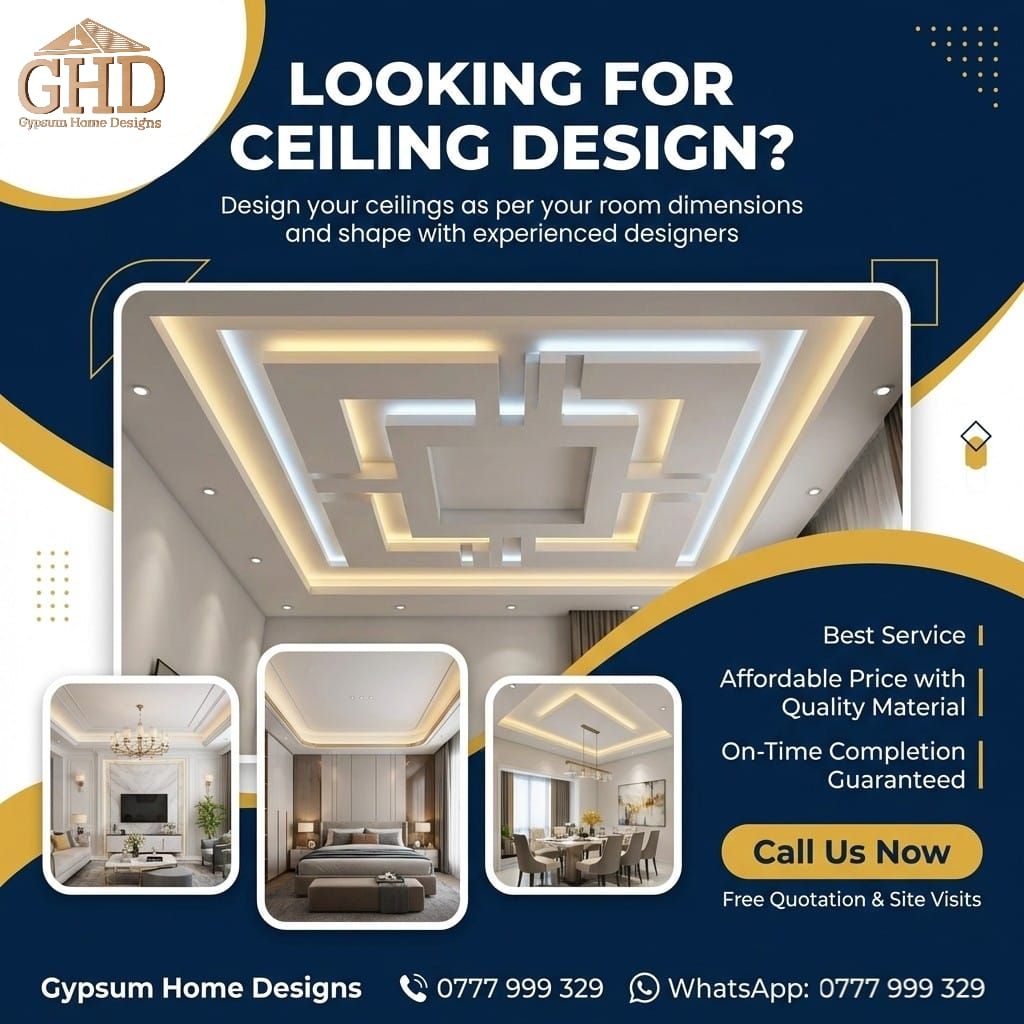 Gypsum Home Designs Facebook ad: Gypsum Home Design, Specialists in Luxury Ceiling &…
