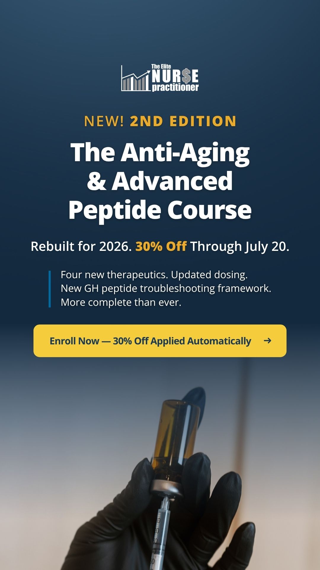 The Elite Nurse Practitioner Facebook ad