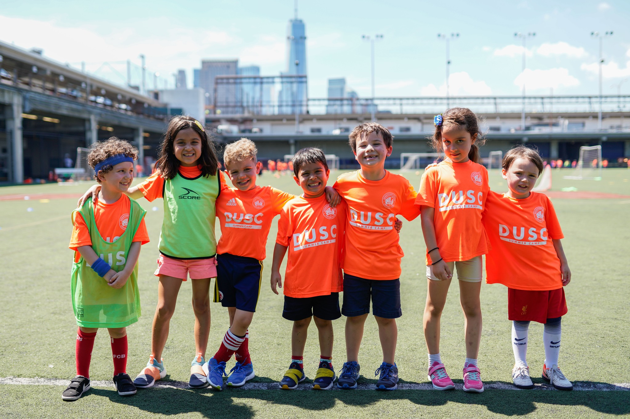 Downtown United Soccer Club Facebook ad: The best summer camp in New York City…