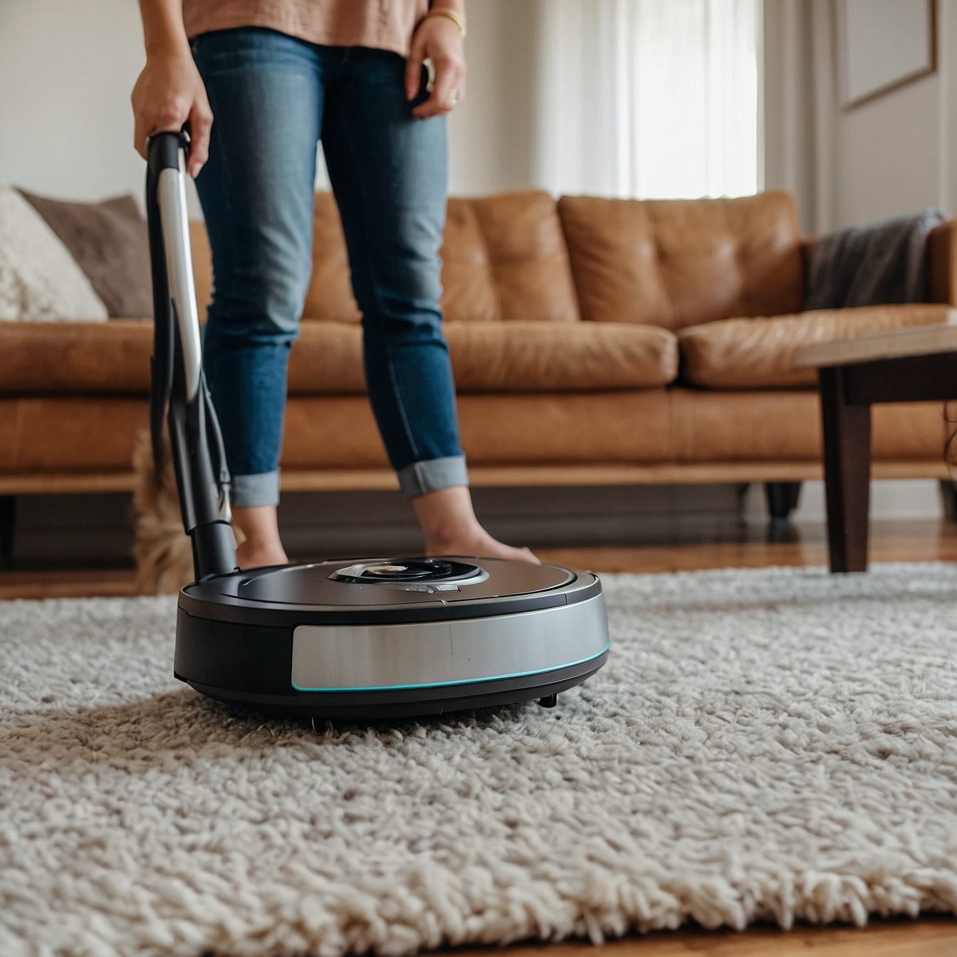 The Retail Hub Facebook ad: Best Robot Vacuums For Dog Hair.