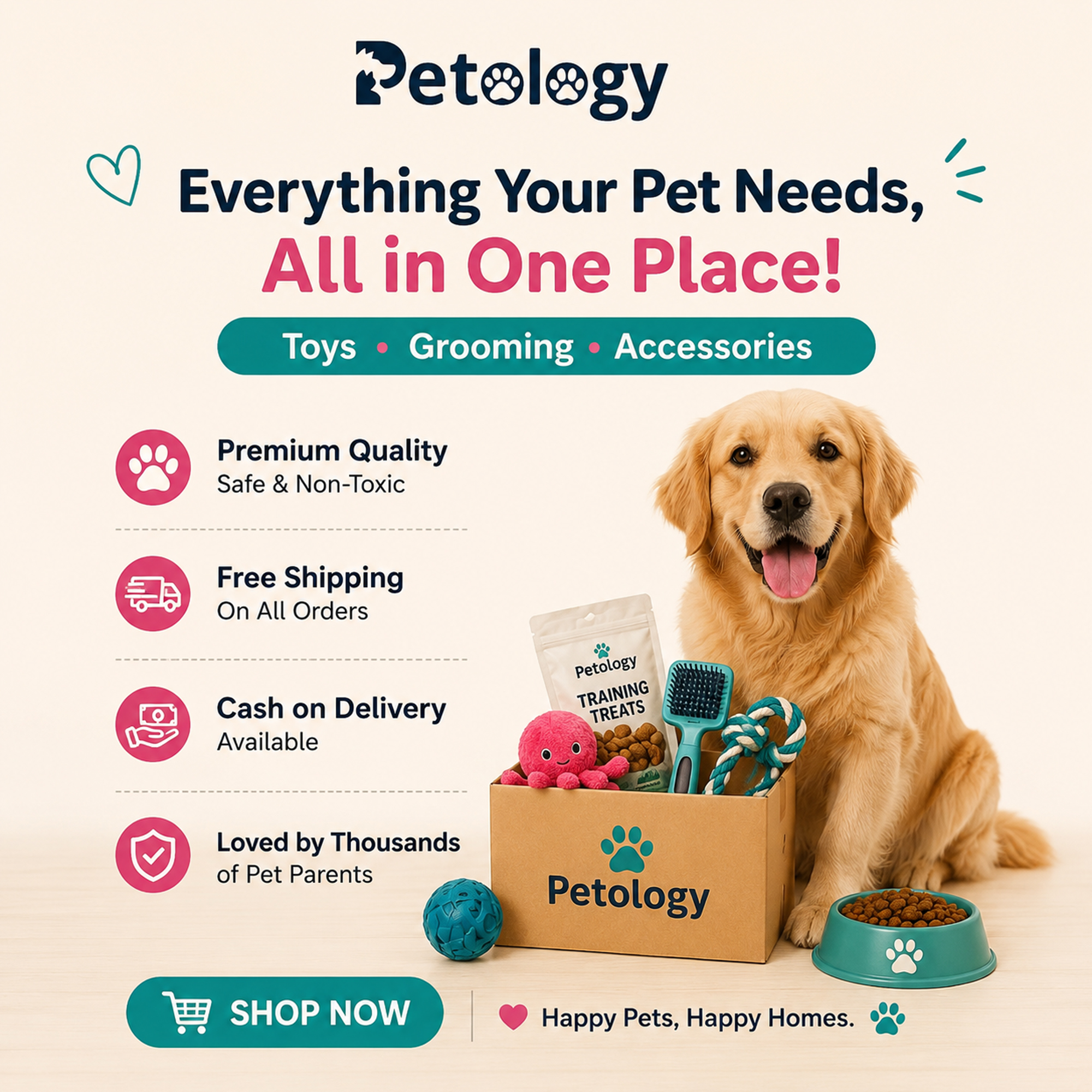 Petology Store Facebook ad: Complete Your Purchase Today