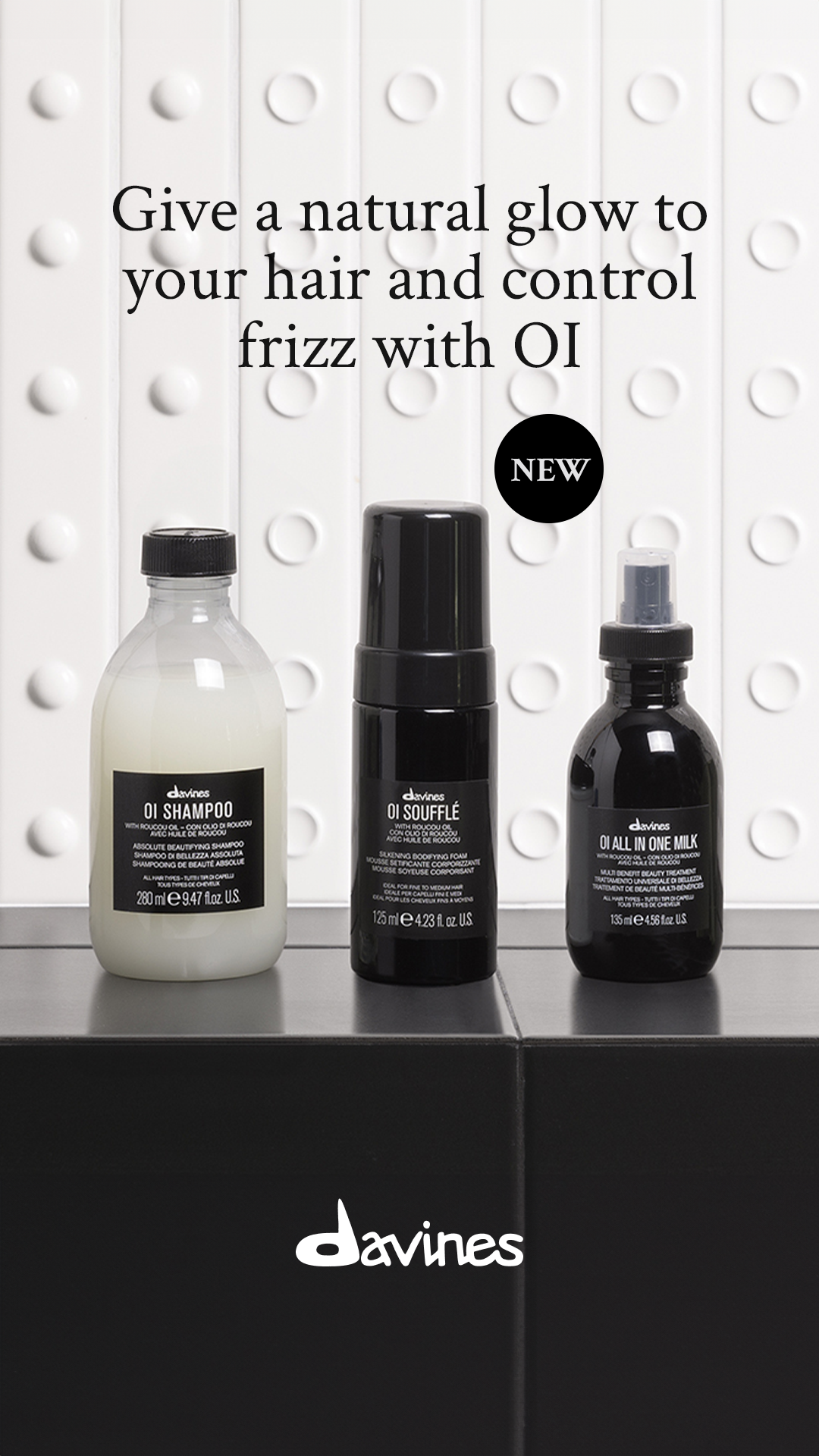 Davines Facebook ad