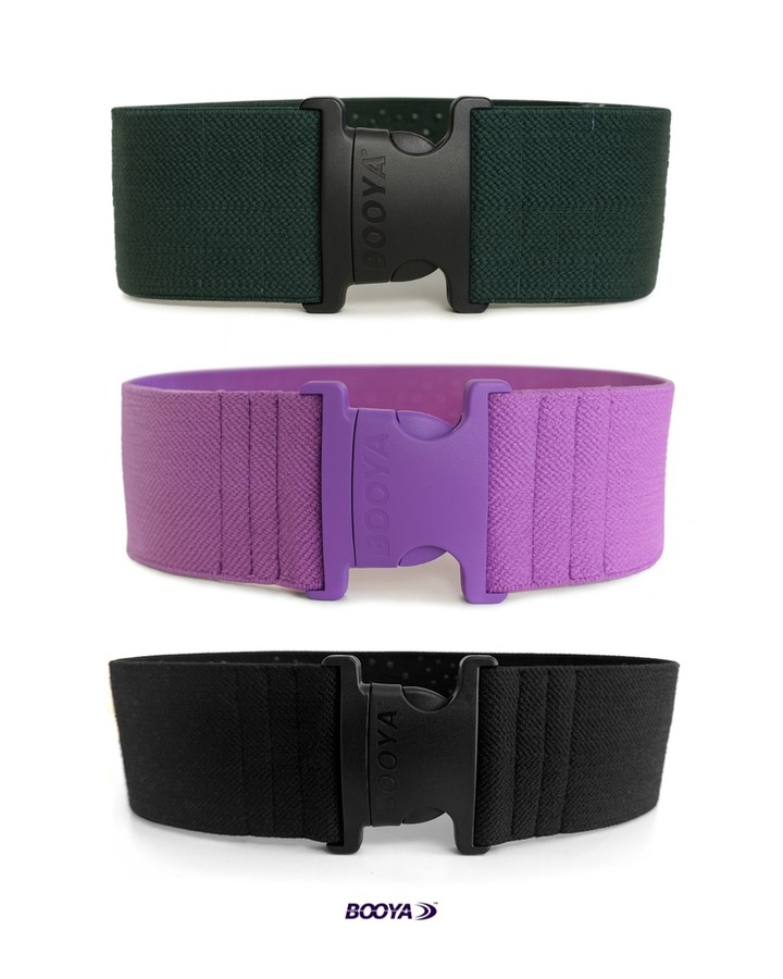 BooyaFit Facebook ad: Swipe to see all three Booya Band colors.