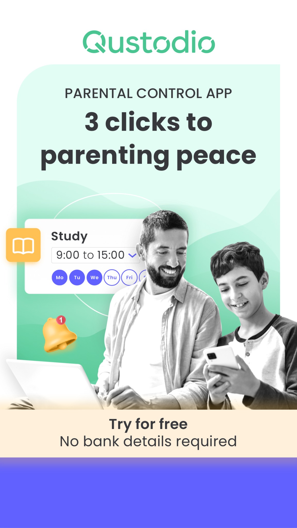 Qustodio Facebook ad