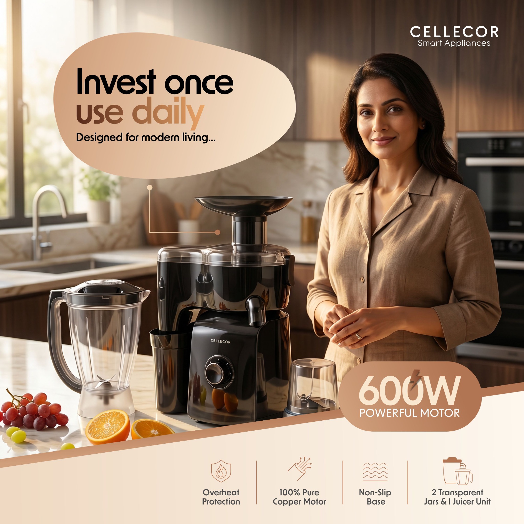 Cellecor Facebook ad: STRONG MOTOR. SMOOTH LIFE