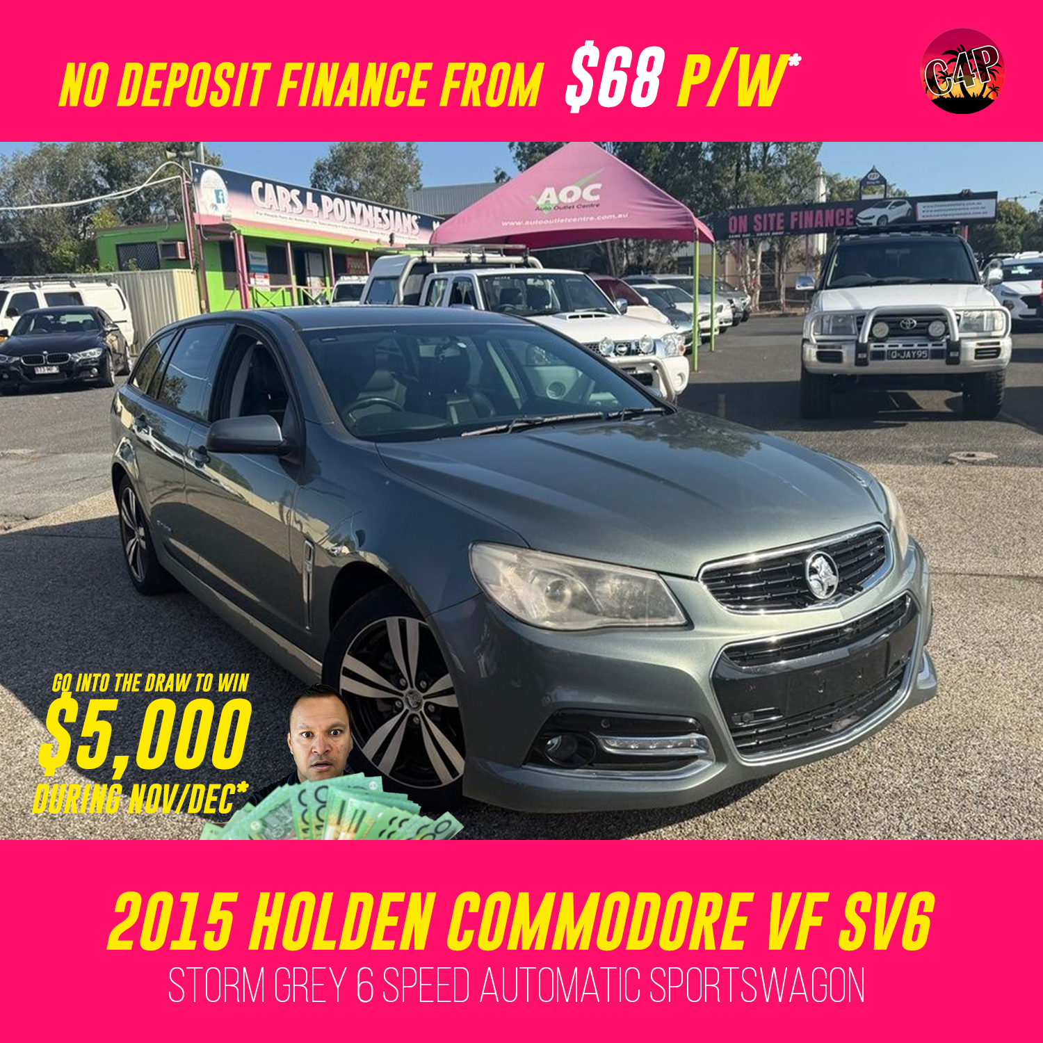 Auto Outlet Centre Facebook ad: Get one of these cars with NO Deposit…