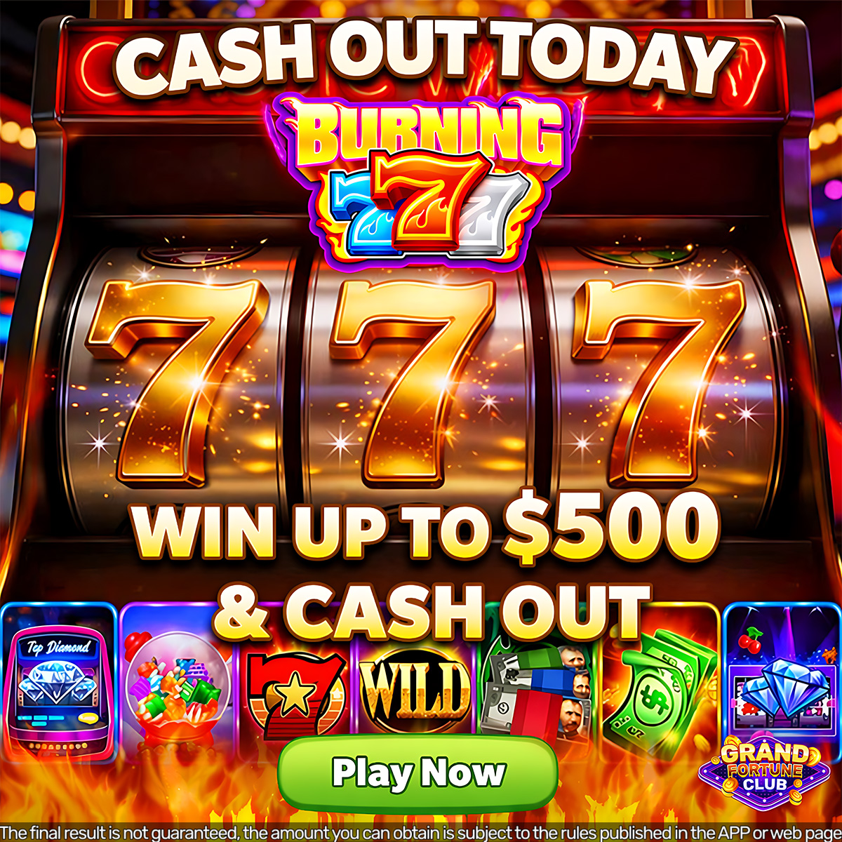 Grand Fortune Casino Facebook ad