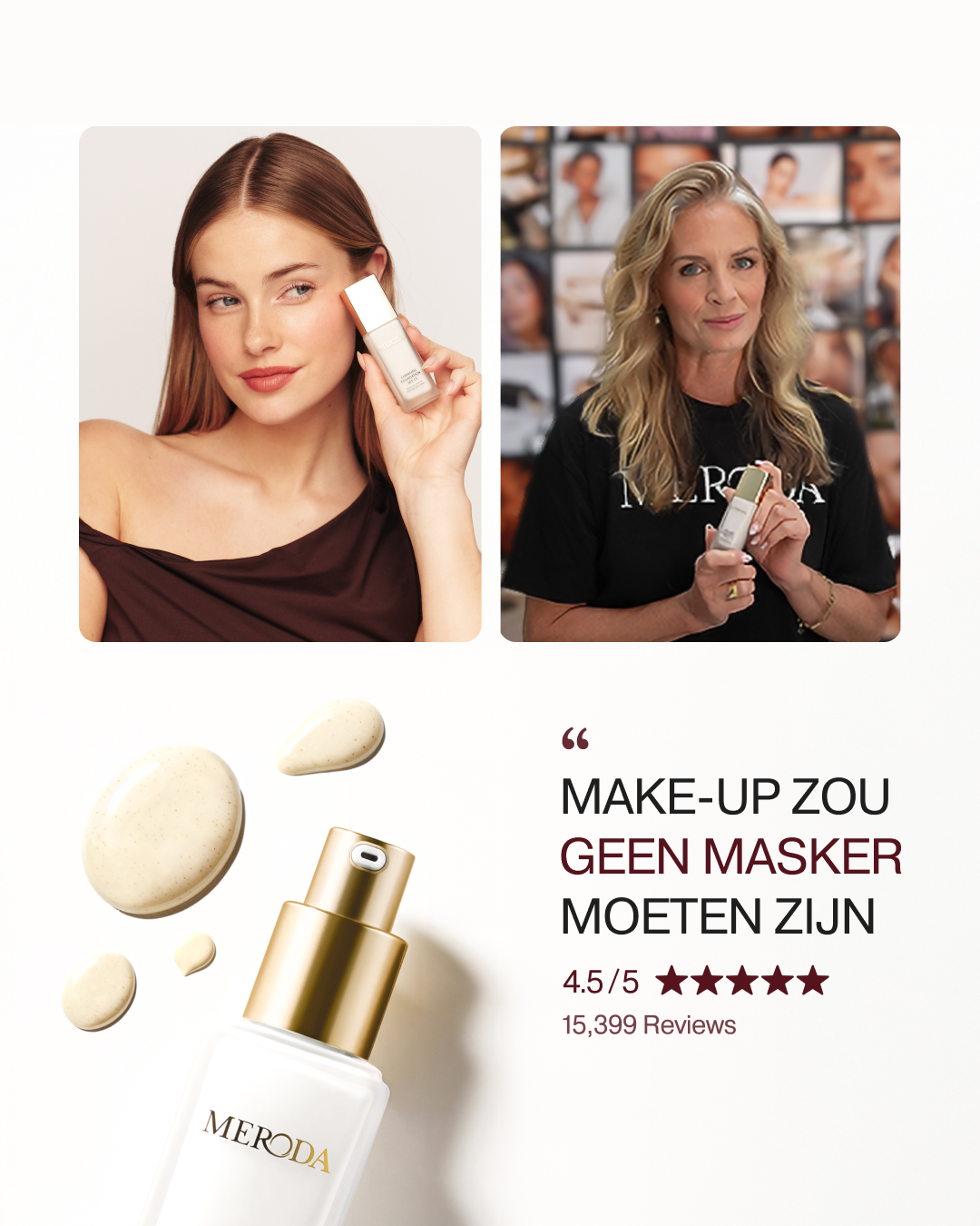 Meroda Cosmetics Facebook ad