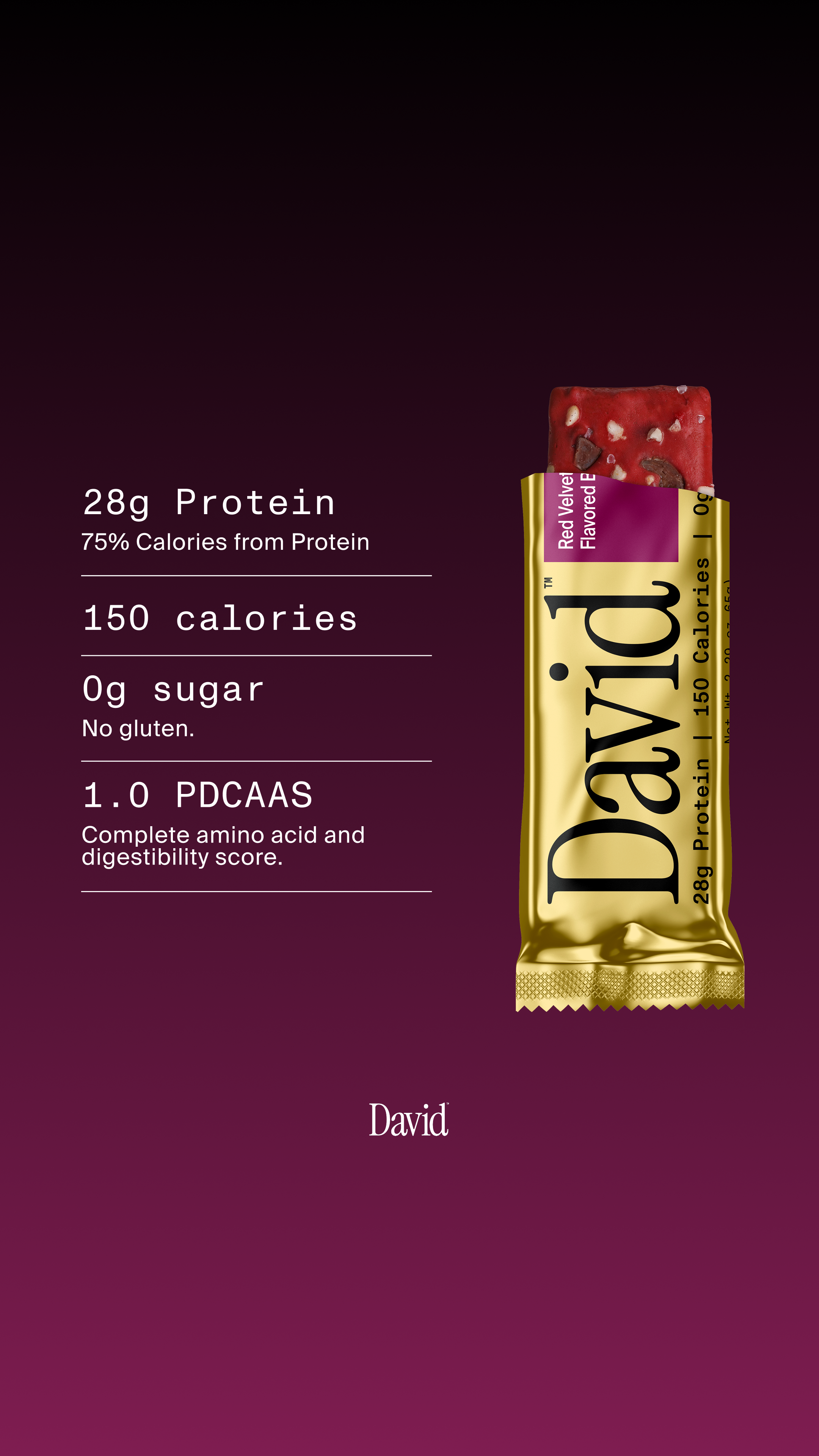 David Protein Facebook ad