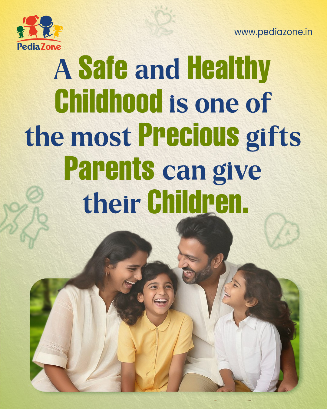 PediaZone Facebook ad: Follow Pediazone for more parenting tips and baby…