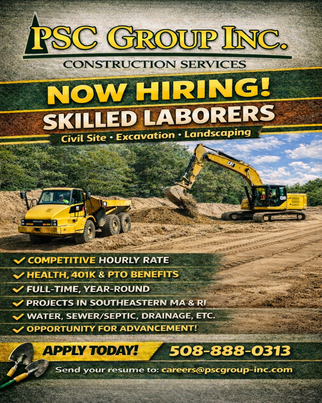PSC Group Inc. Facebook ad: WE ARE HIRING!
