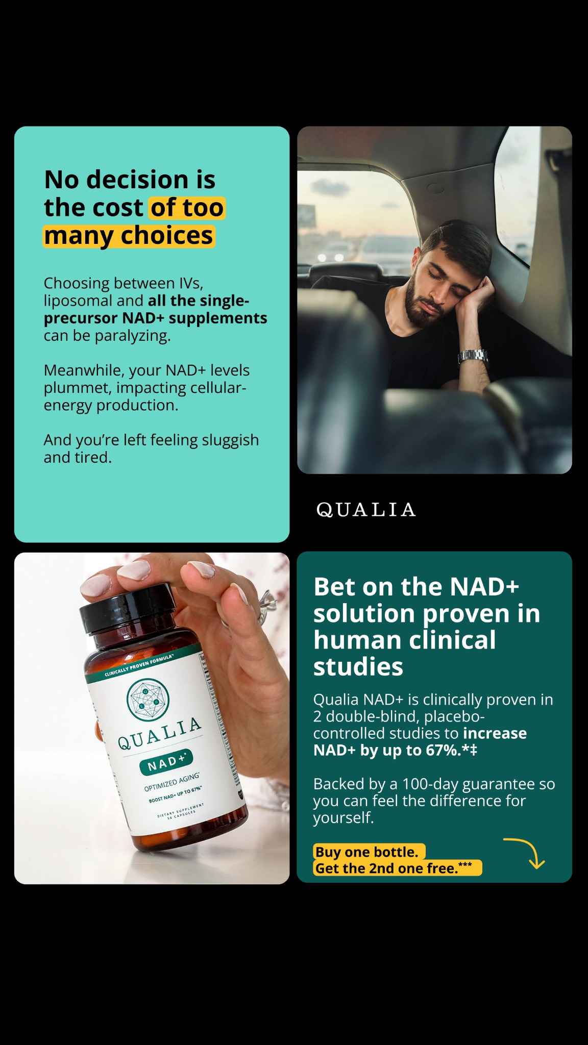 Qualia Life Facebook ad