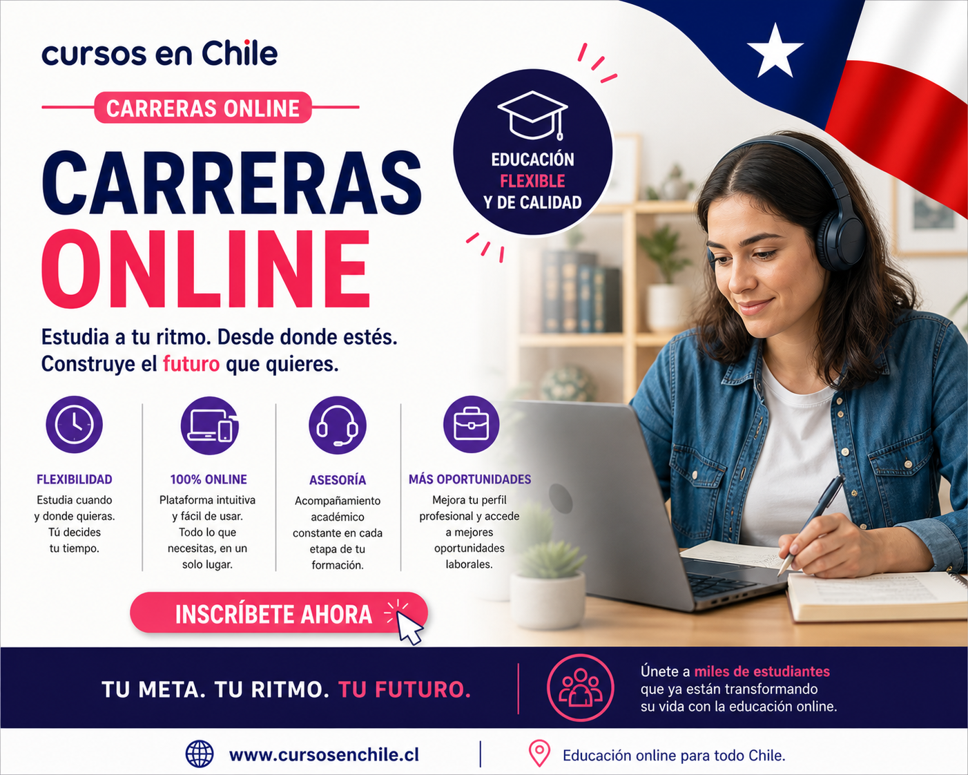 Cursos en chile Facebook ad