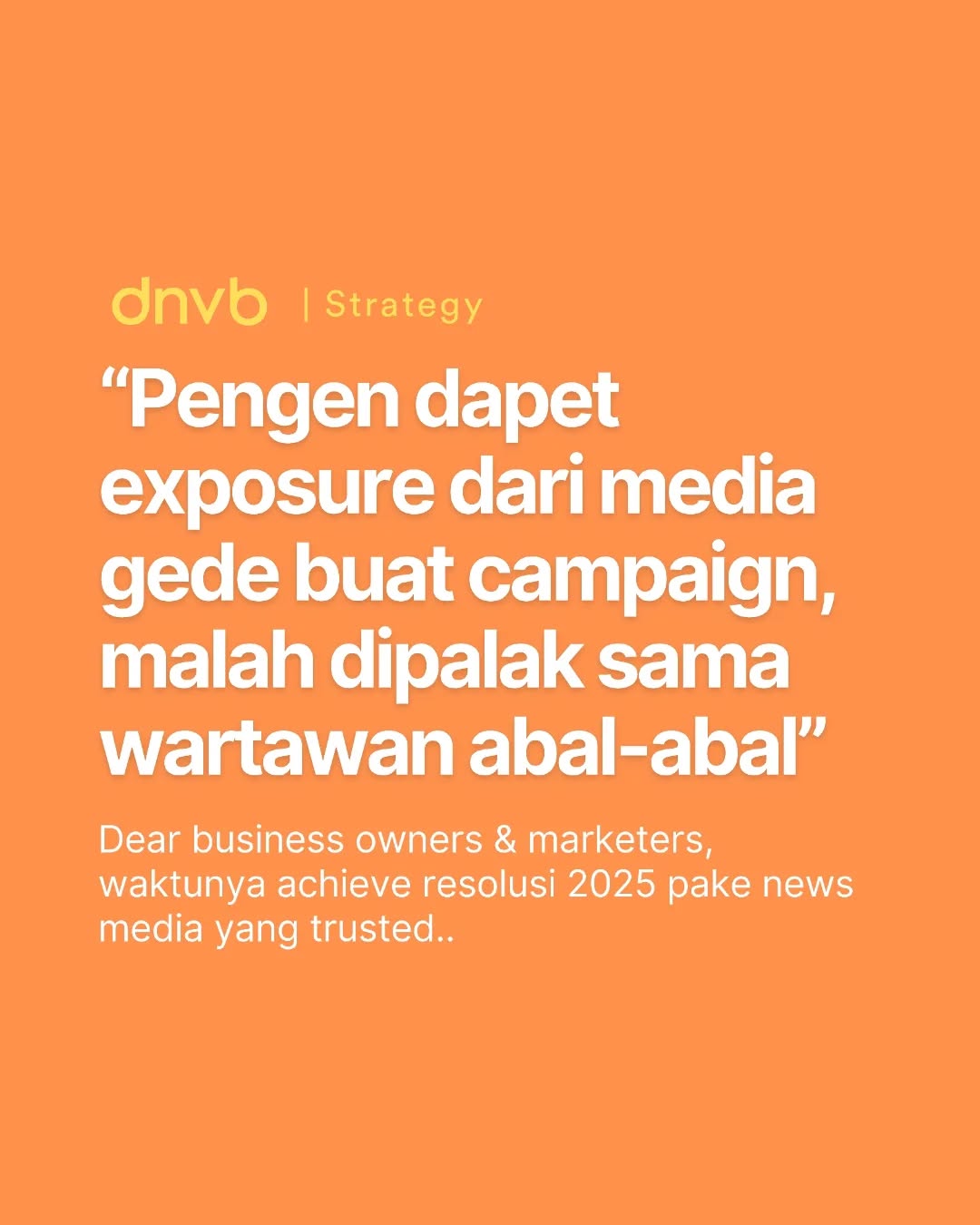 DNVB Indonesia Facebook ad