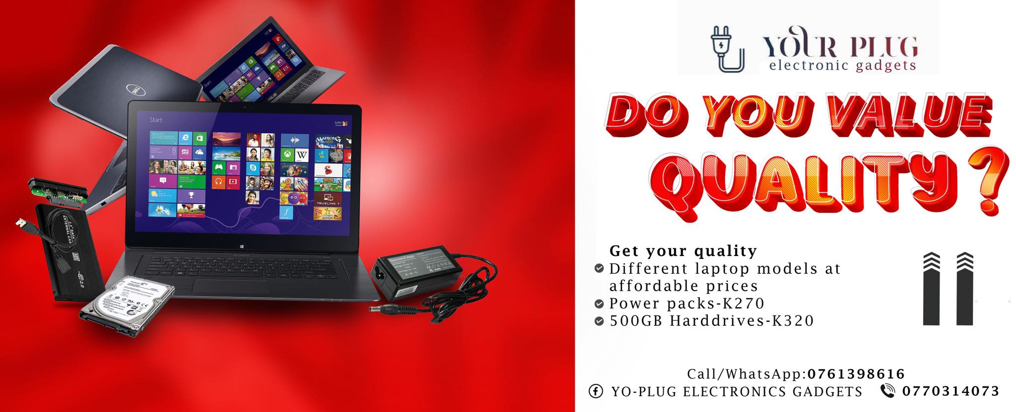 Your-Plug Electronics ZM Facebook ad: Welcome to YOUR-PLUG ELECTRONICS (ZM) official Facebook…