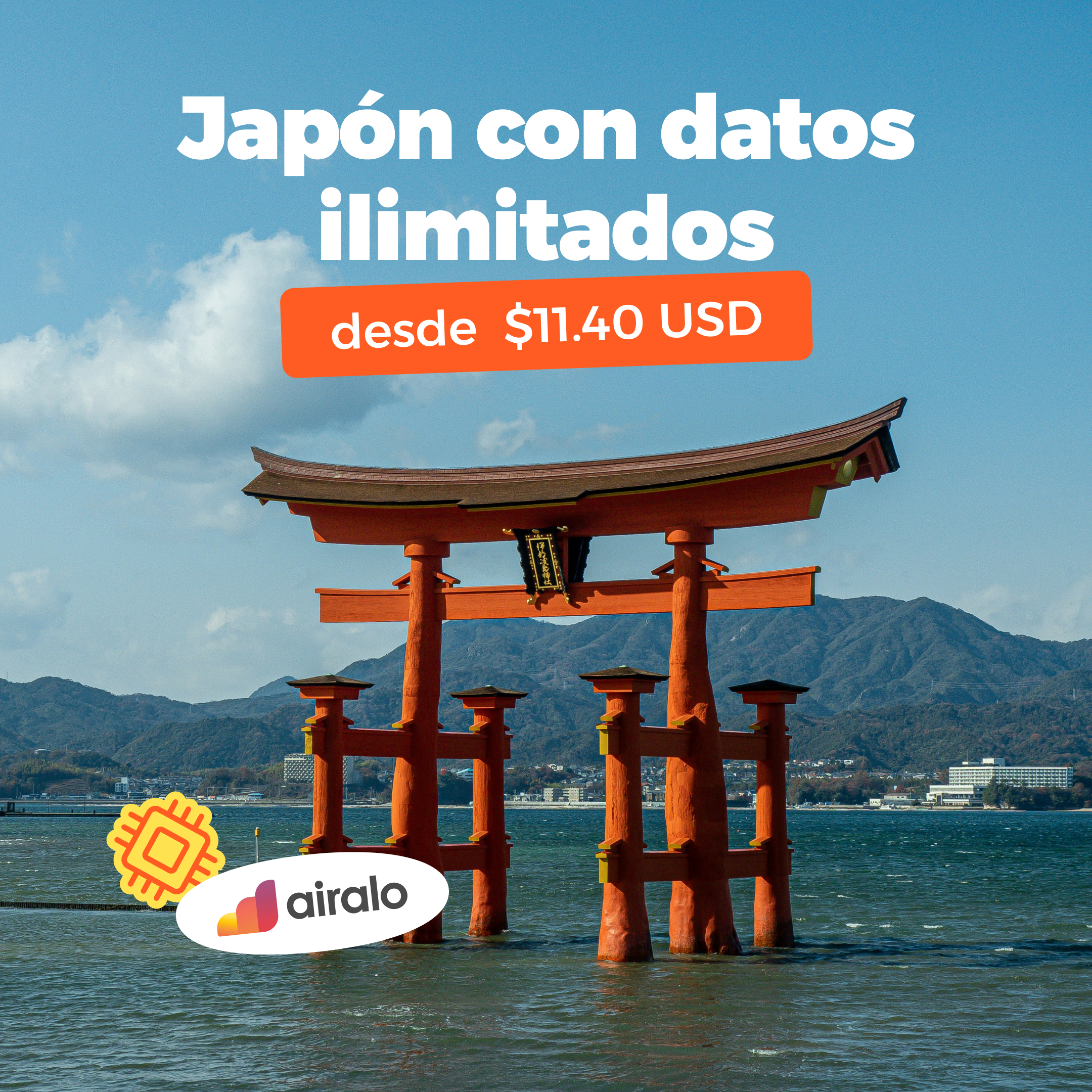 Airalo Global eSIM Store Facebook ad from Jul 10, 2026