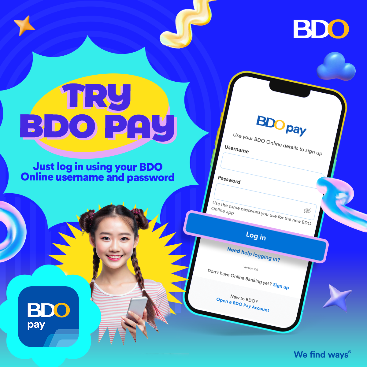BDO Unibank Facebook ad