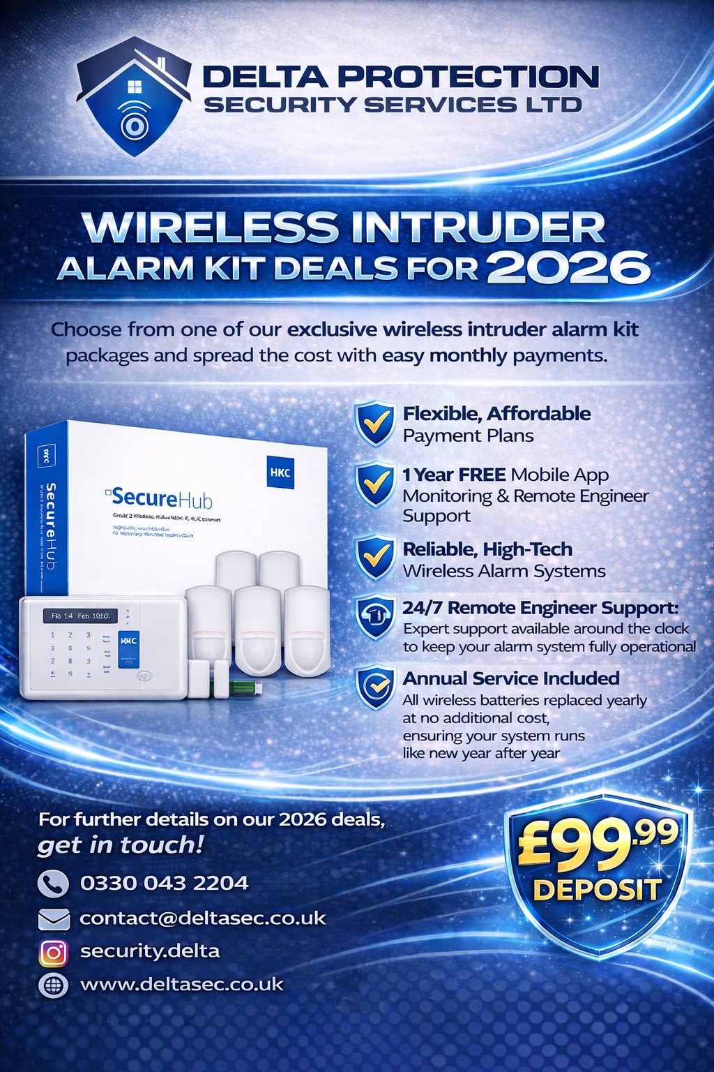 Delta Protection Security Services Ltd Facebook ad: Protect What Matters Most in 2026
