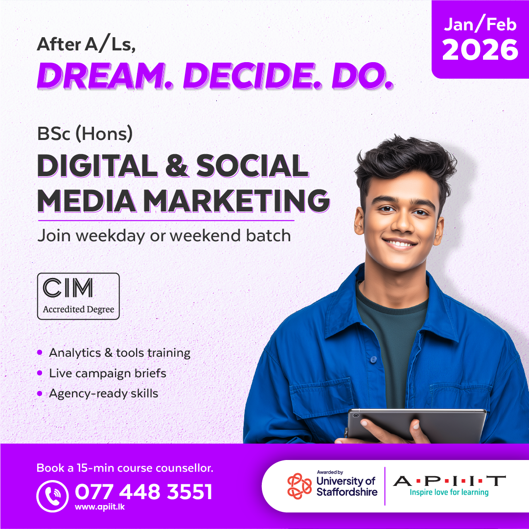 APIIT Sri Lanka Facebook ad