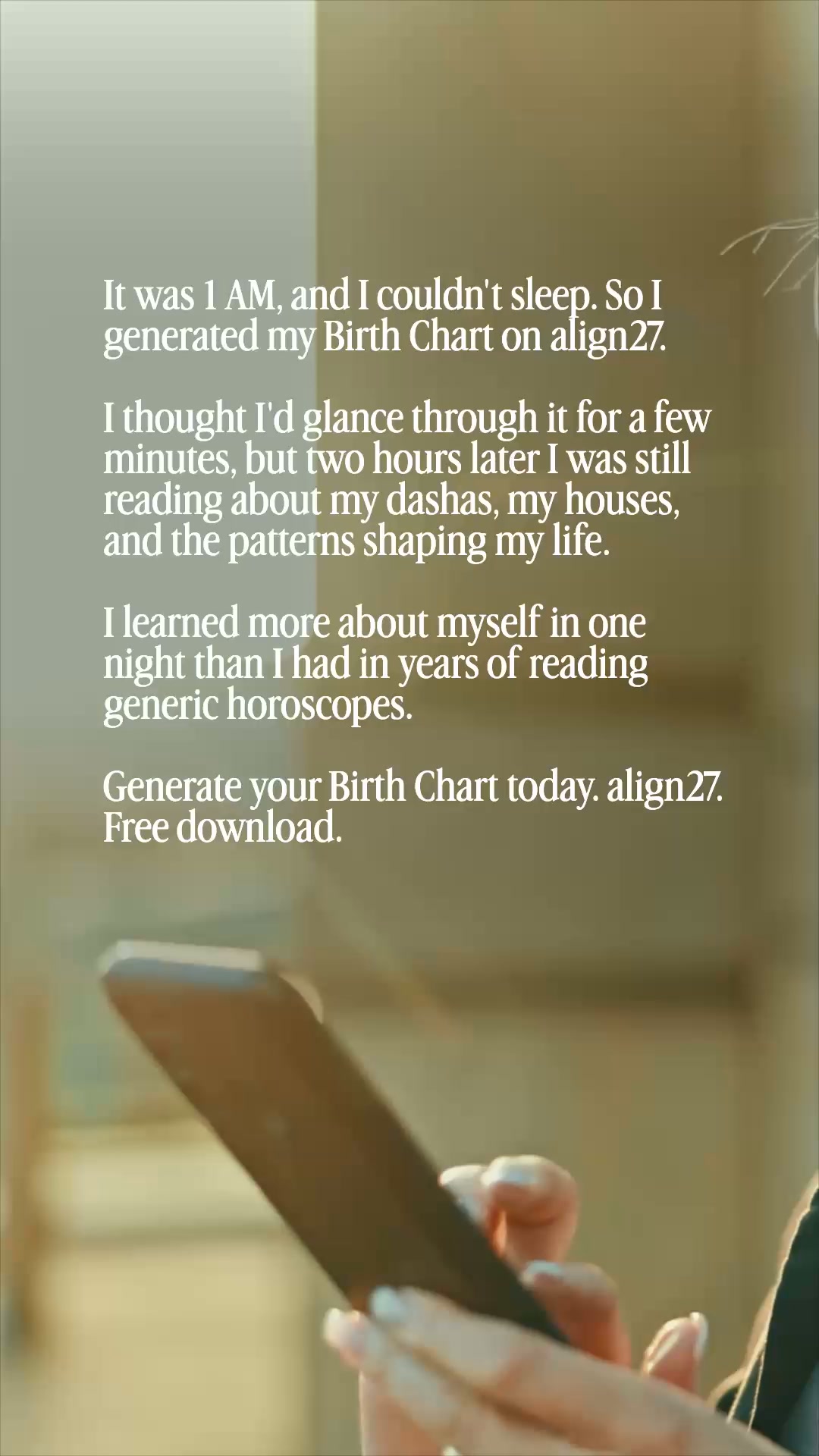 align27 Facebook ad: Very Productive Use Of Insomnia