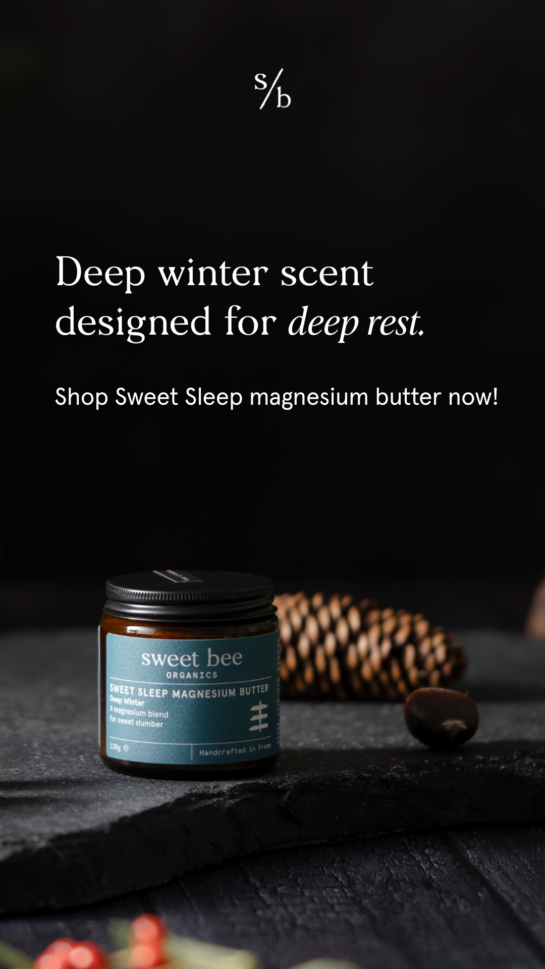 Sweet Bee Organics Facebook ad