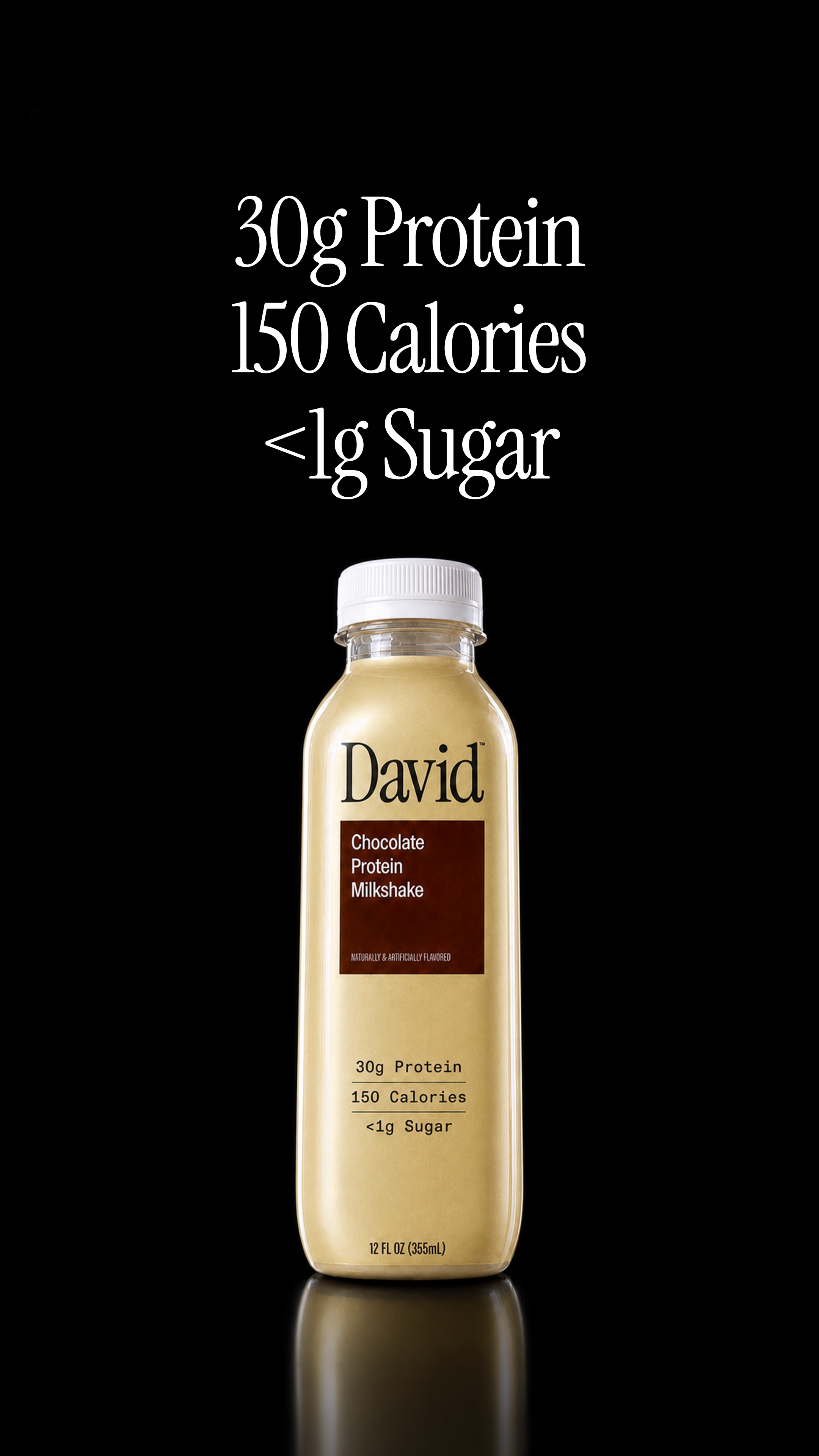 David Protein Facebook ad