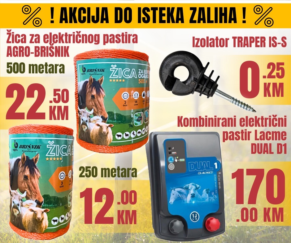 Poljoprivredni centar Agro-Brišnik Facebook ad: 50 % POPUST