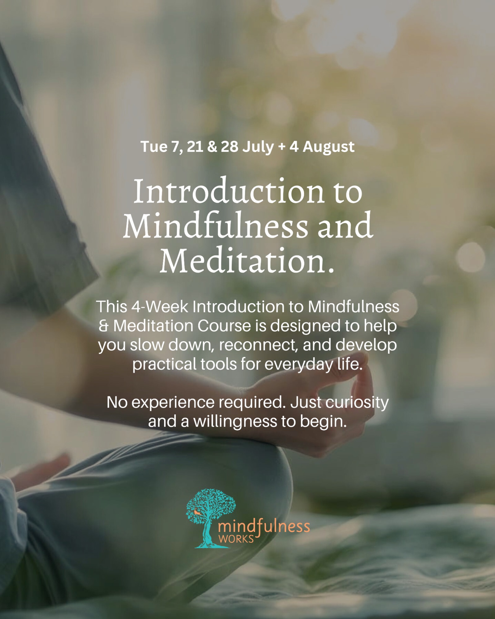 Mindful Soul Adventures Facebook ad: Feeling stressed, overwhelmed, or constantly caught up in…