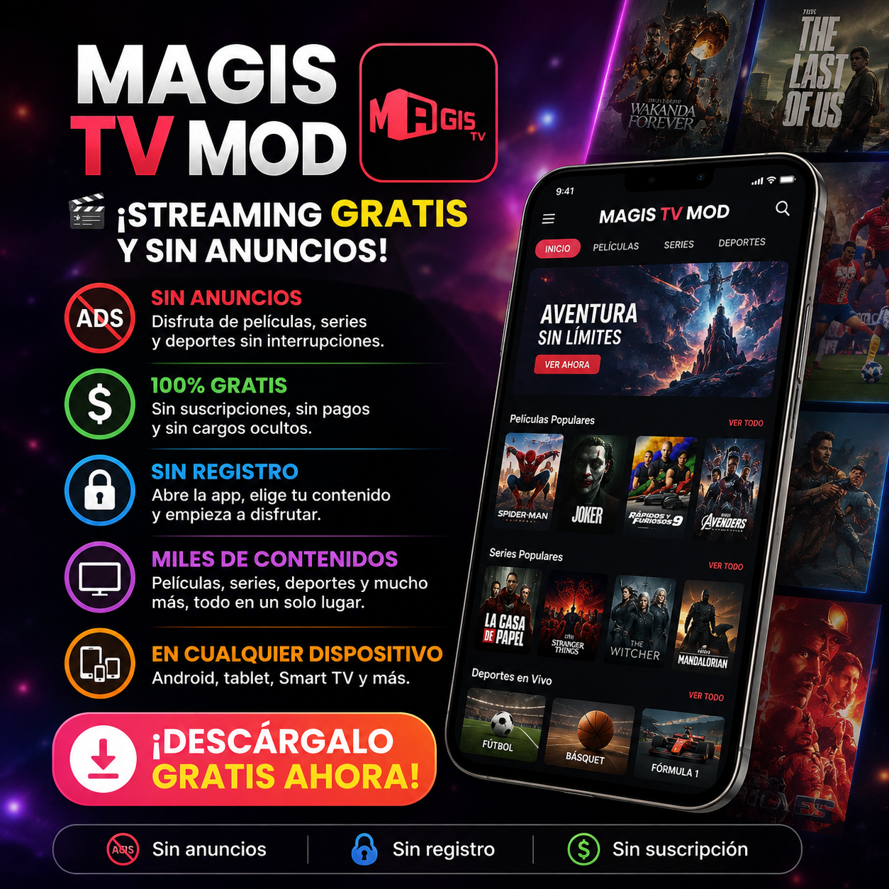Rebortfrontrend Sebrengflo Facebook ad: ¡Magis TV MOD: películas, series y entretenimiento gratis…
