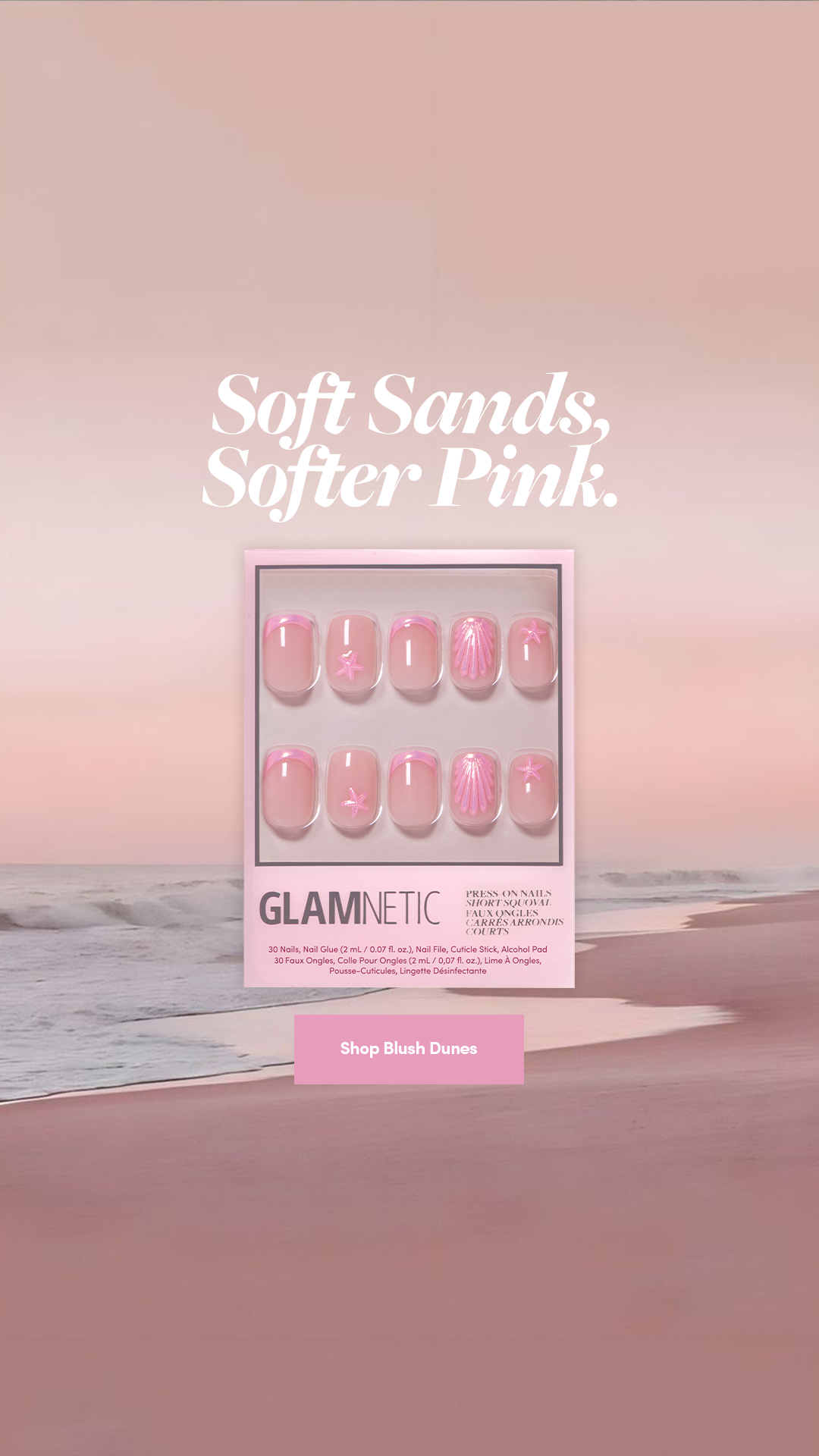 Glamnetic Facebook ad