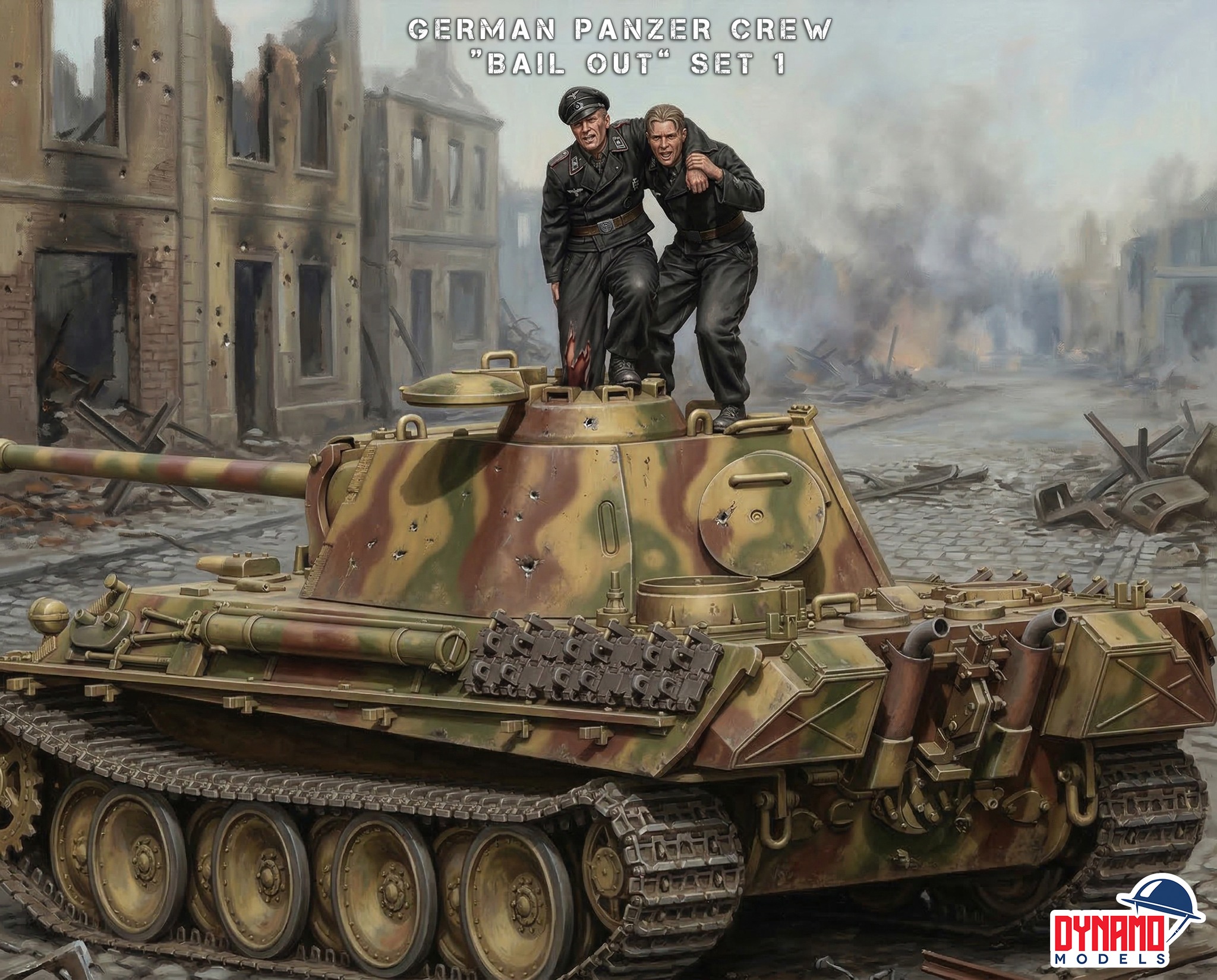 Dynamo-models Facebook ad: Bail Out, German Panzer Crew 1944