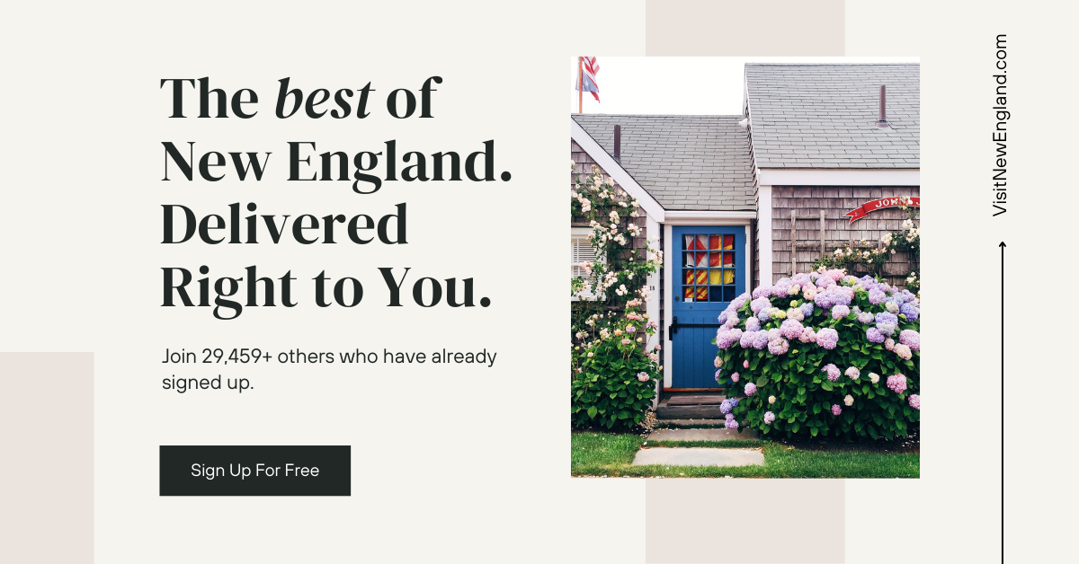 Visit New England Facebook ad from Dec 5, 2025