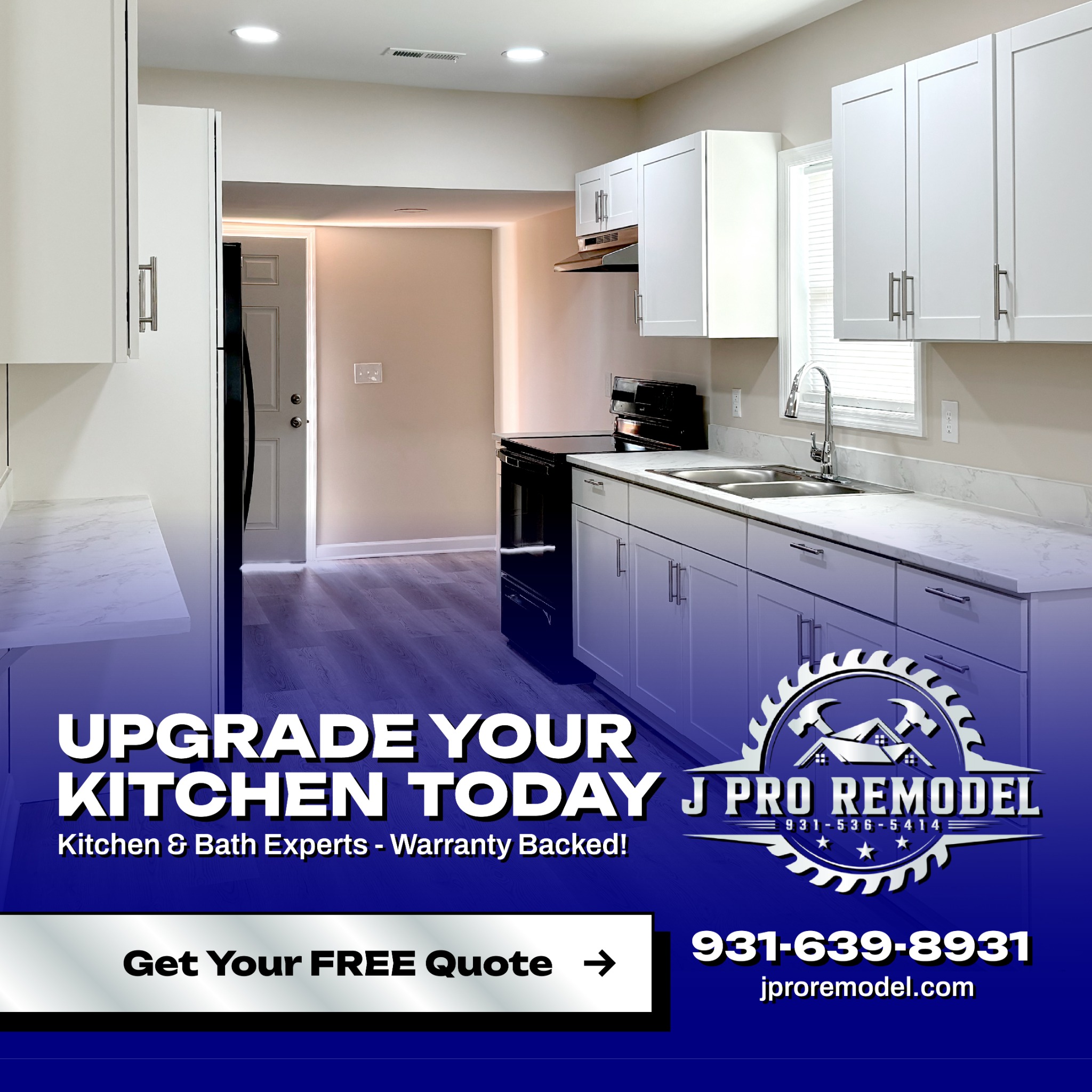 J Pro Remodeling Facebook ad: Local Kitchen Remodel Pros
