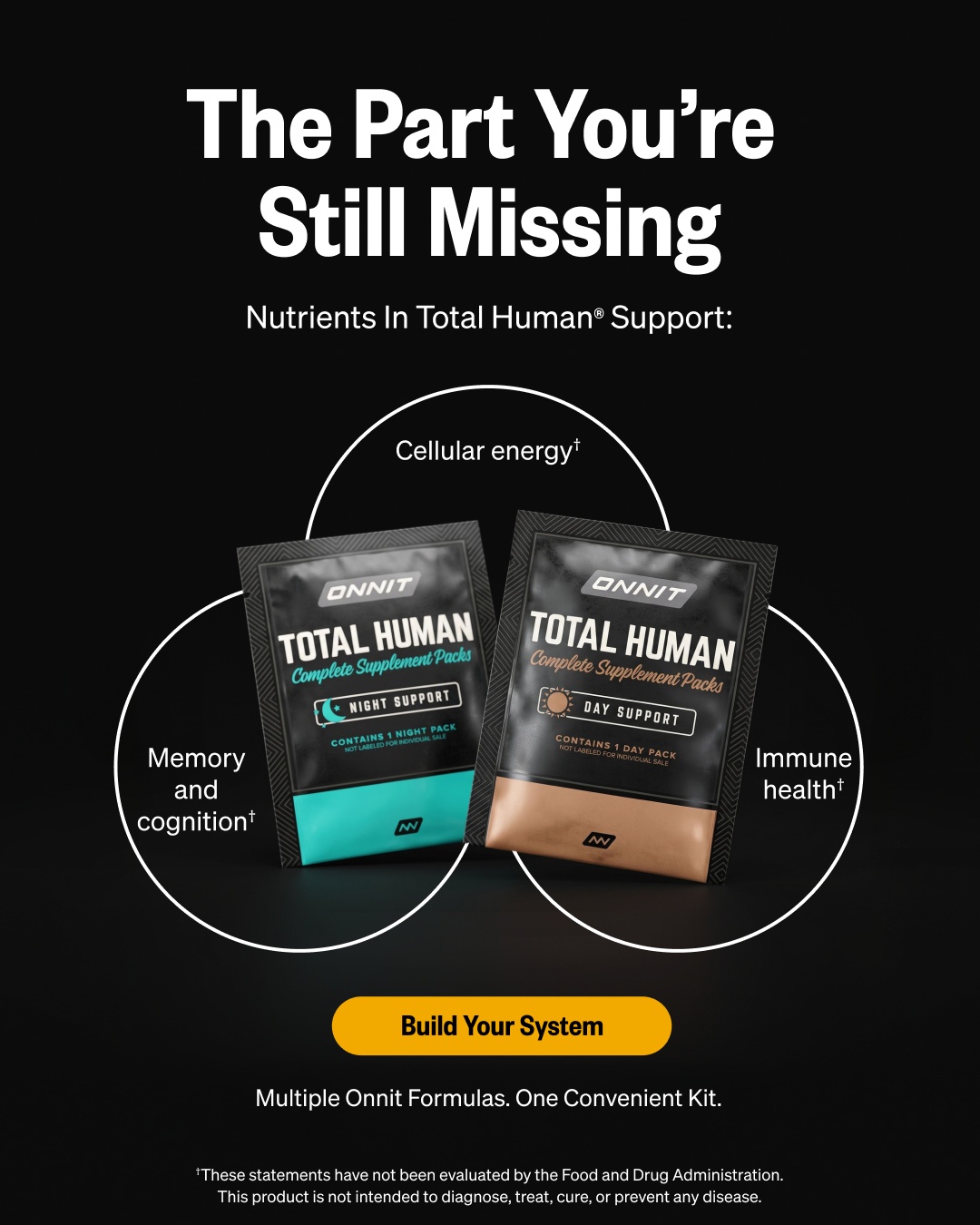 Onnit Facebook ad: Optimize Your System