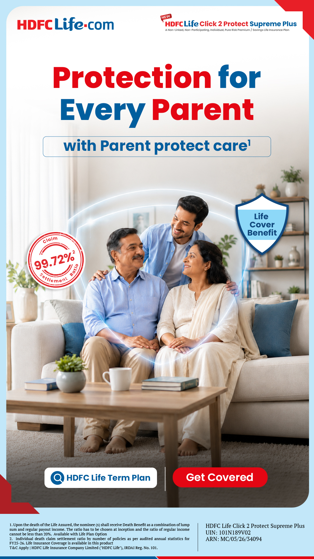 HDFC Life Facebook ad