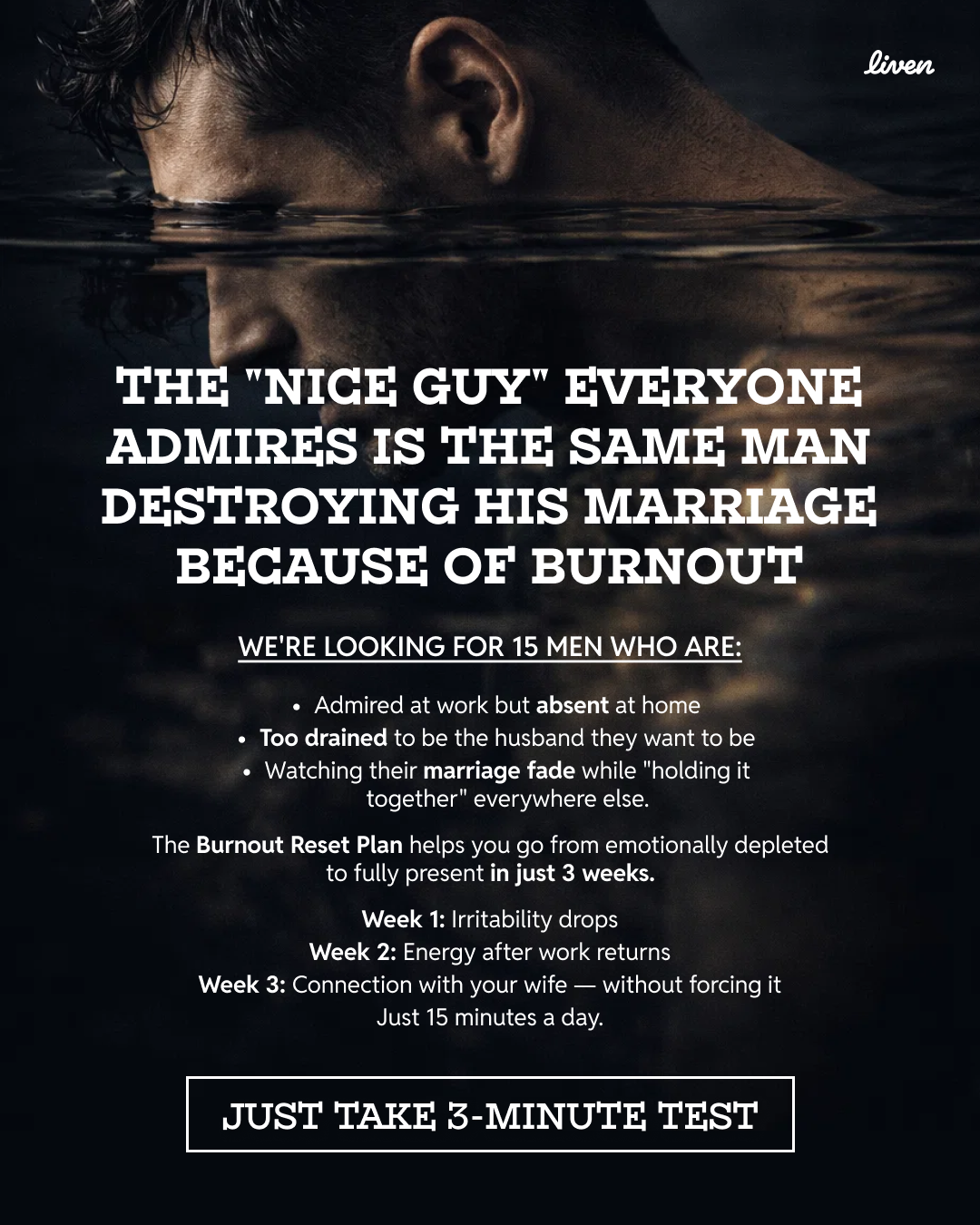 Liven: Self-Discovery Community Facebook ad