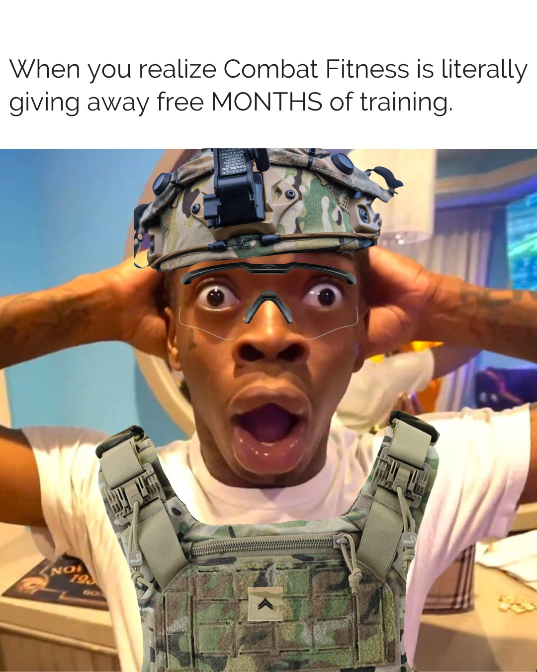 Combat Fitness Facebook ad