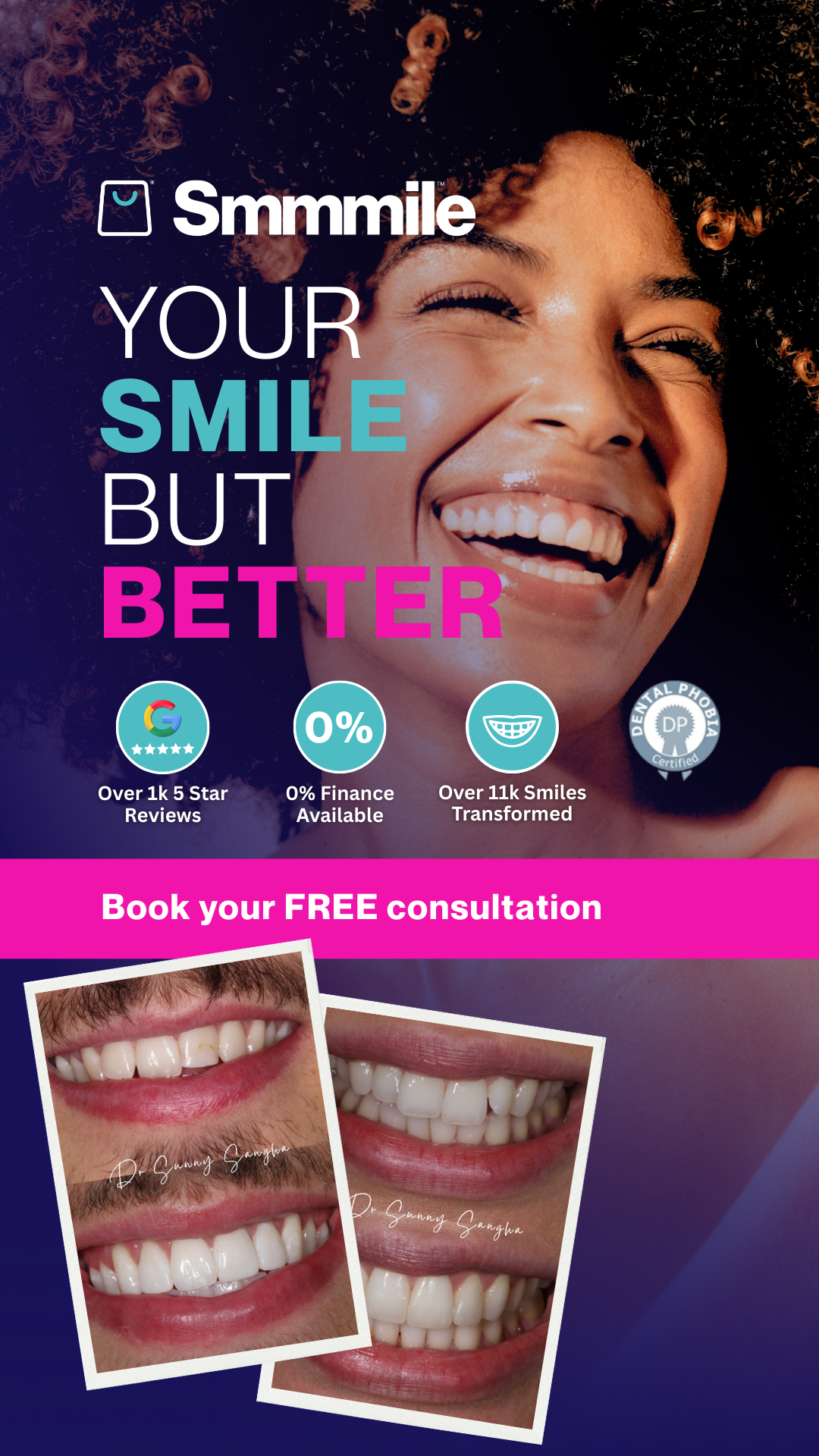 Smmmile Dental Facebook ad