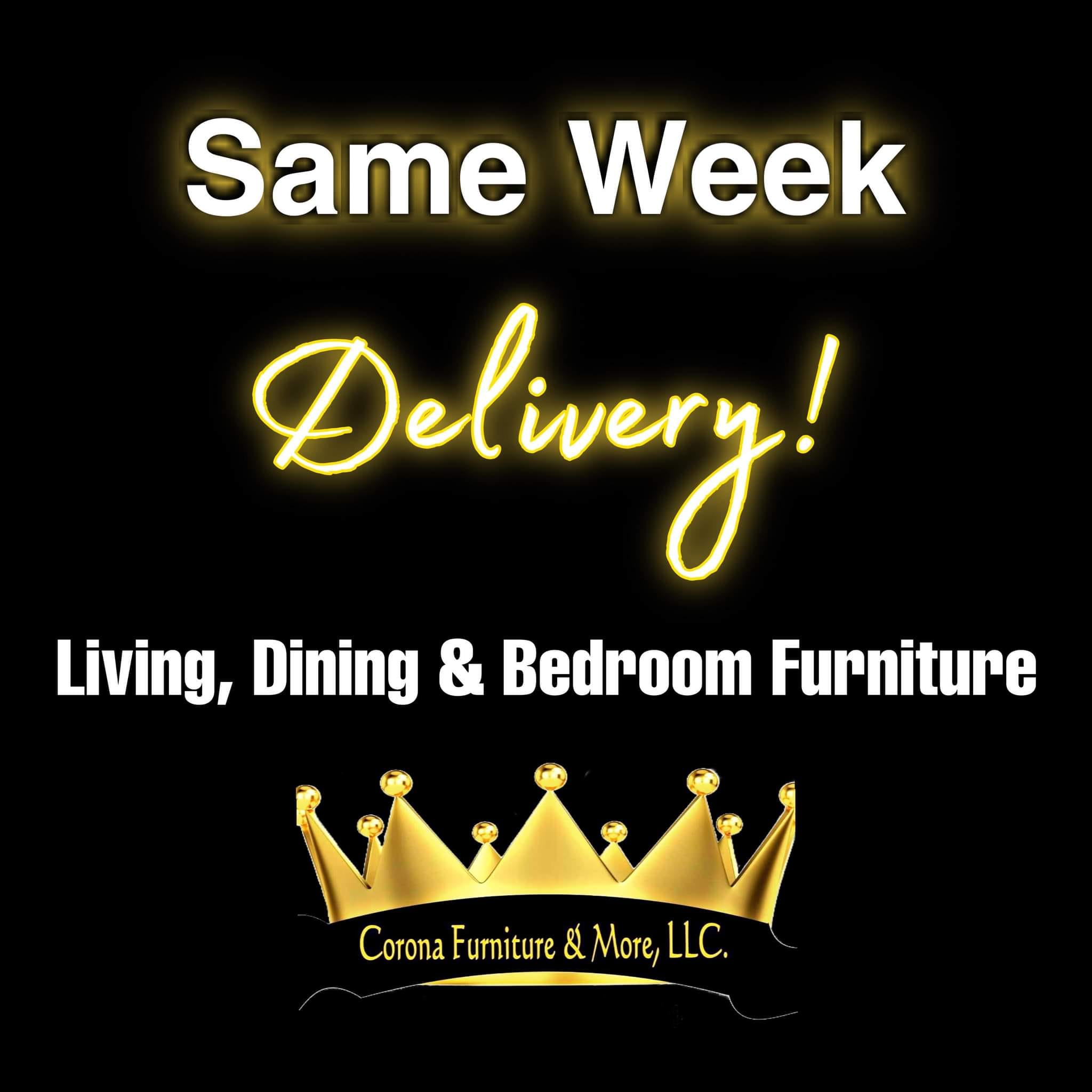 Corona Furniture & More Facebook ad: Best Price & Best Quality
