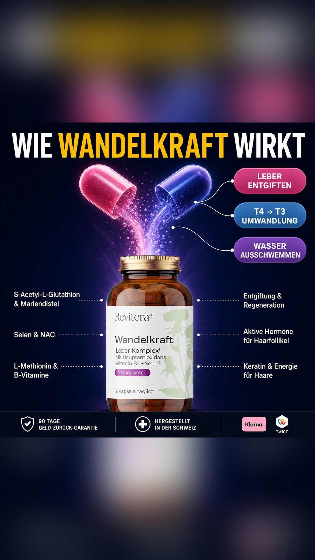 Warentest Schweiz Facebook ad