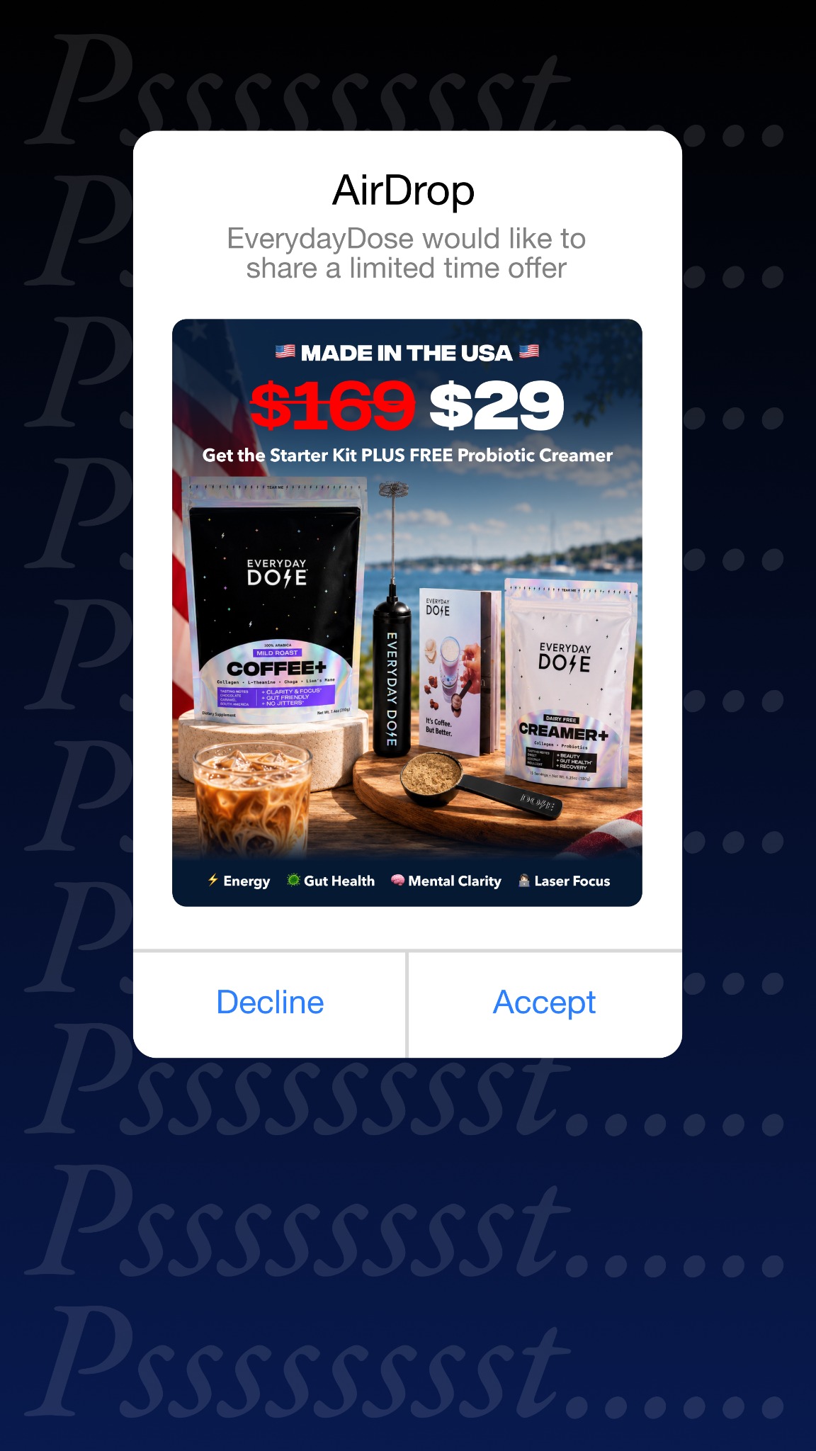 Everyday Dose Facebook ad